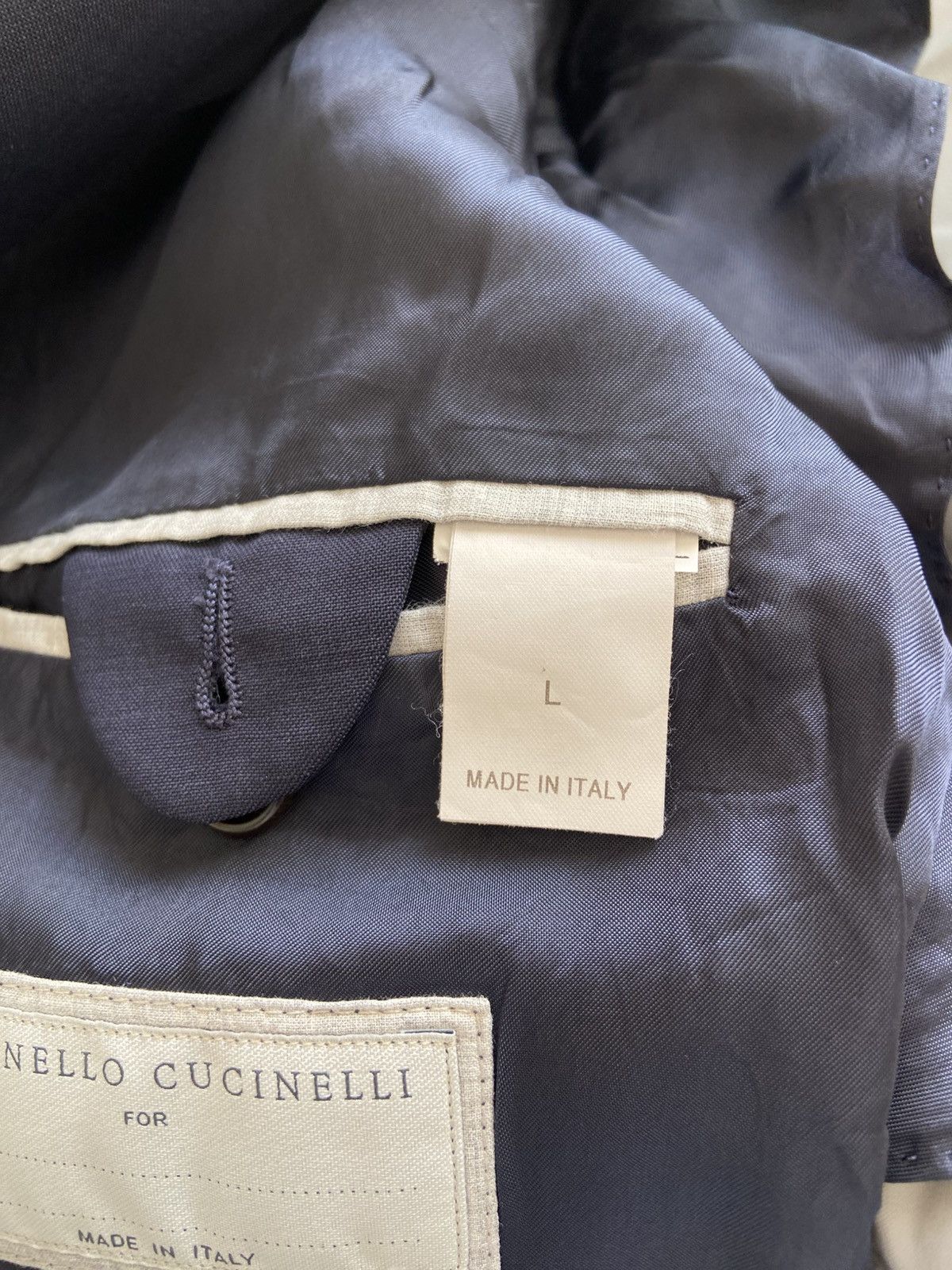 Brunello Cucinelli Brunello Cucinelli Double Breasted Blazer Size 40R - 12 Thumbnail