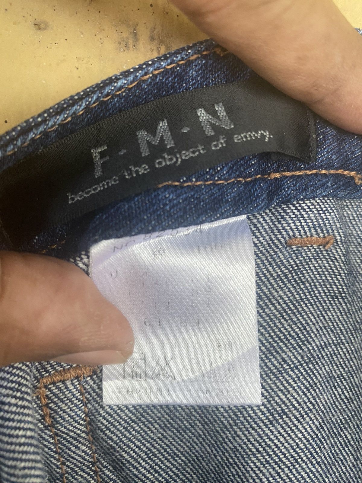 If Six Was Nine × Japanese Brand F.M.N Bush Pant Denim Jeans Bootcut Flare Size 26" / US 2 / IT 38 - 8 Thumbnail