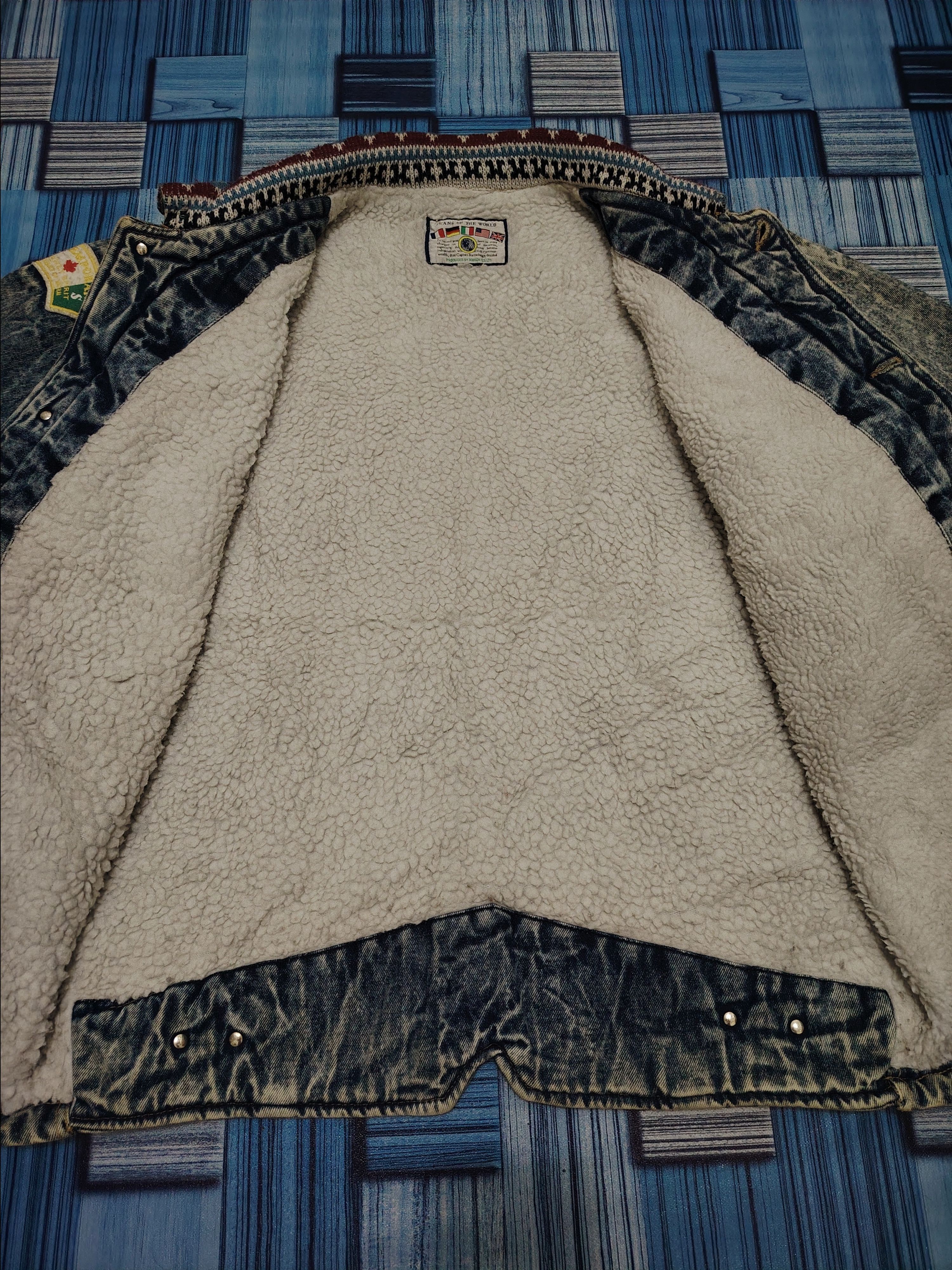 Japanese Brand 💥Insane💥 Intl bobson flared jeans Distressed denim jacket Size US XL / EU 56 / 4 - 12 Thumbnail