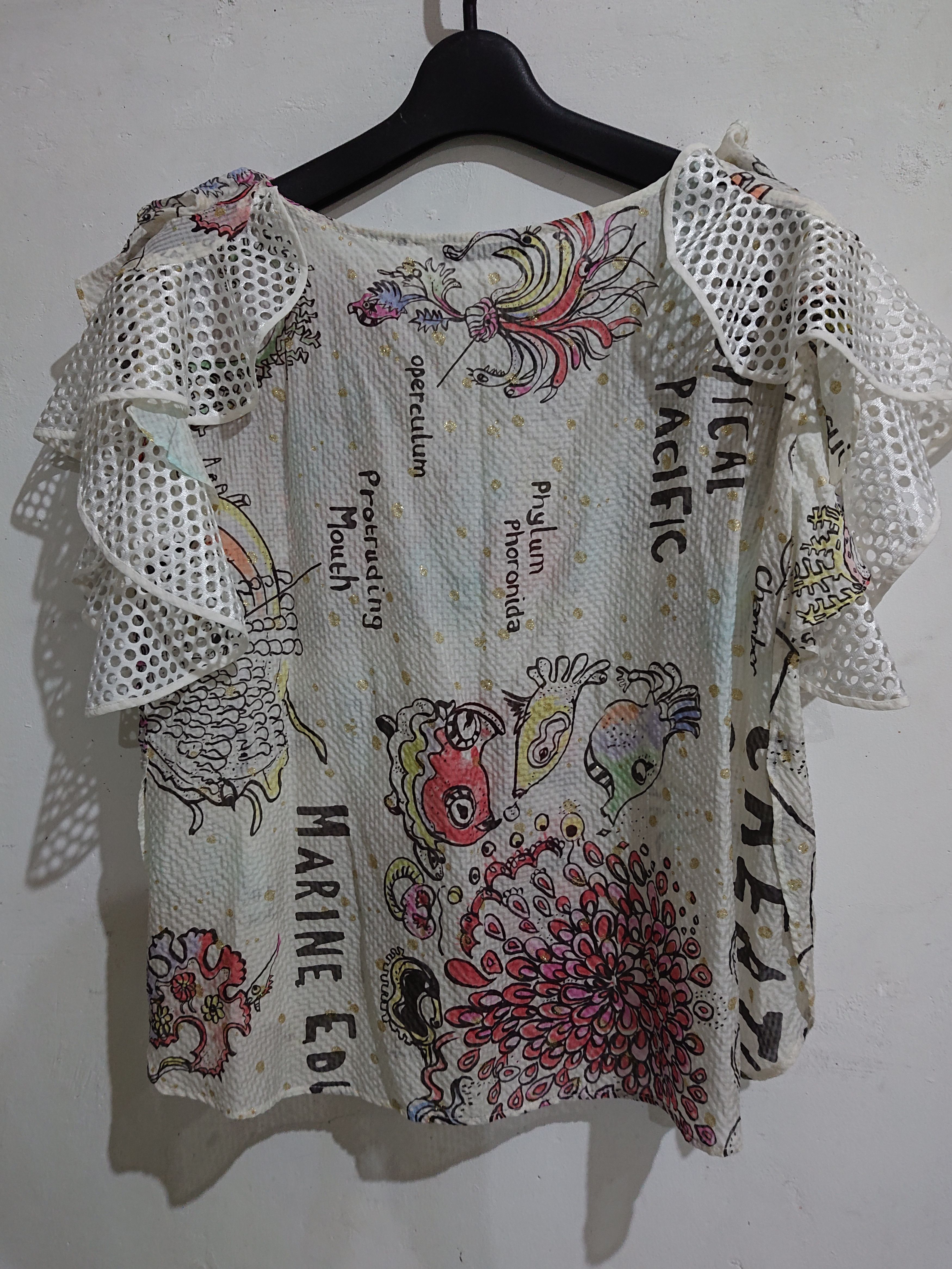 Tsumori Chisato Marine life design blouse Size XS / US 0-2 / IT 36-38 - 3 Thumbnail
