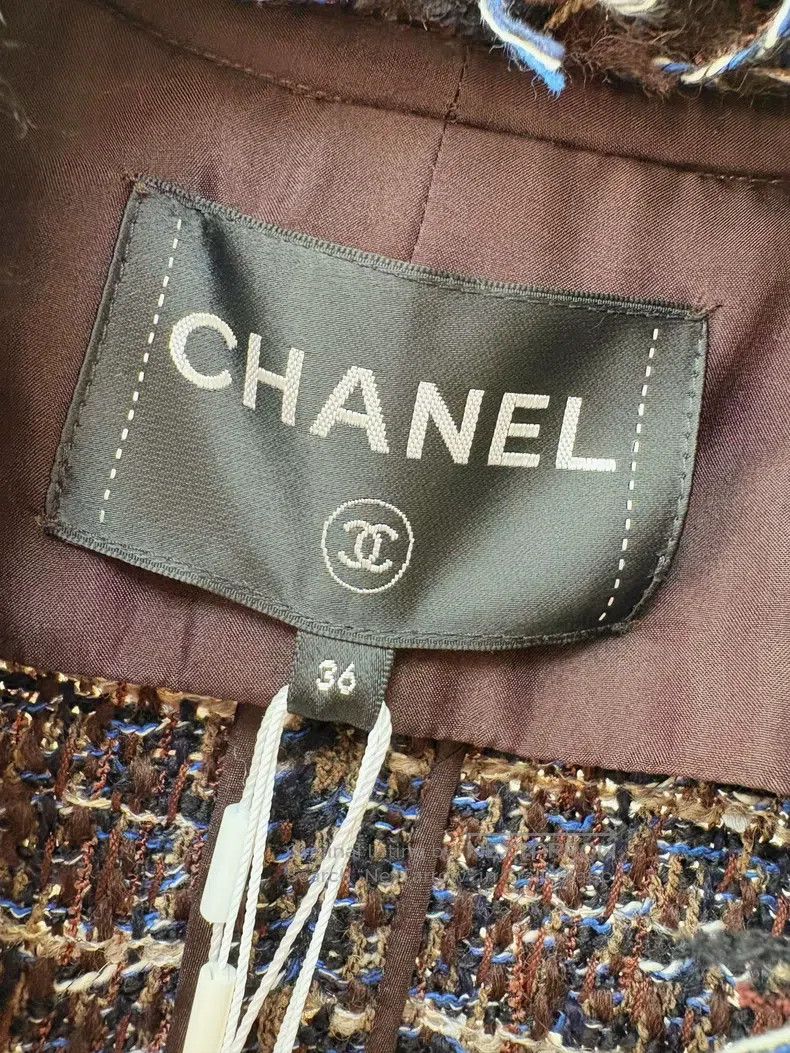 Chanel Chanel 19K snow series mixed colour tweed tassel long coat Size XS / US 0-2 / IT 36-38 - 5 Thumbnail