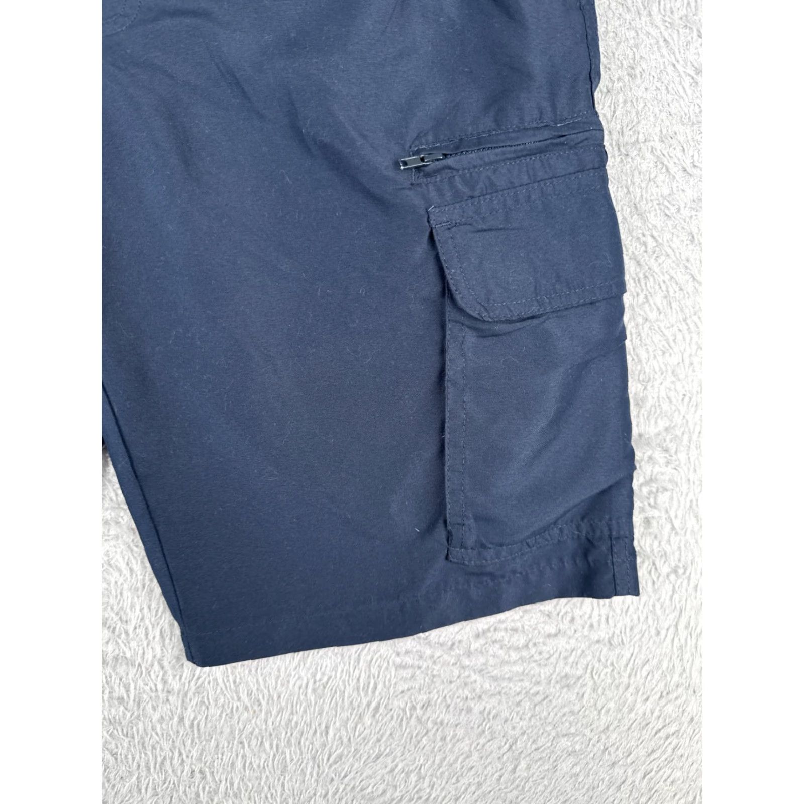 Burnside Burnside Mens Shorts 30 Blue Cargo Beach Casual Skate Hiking Walking 30x11 Size US 30 / EU 46 - 2 Thumbnail