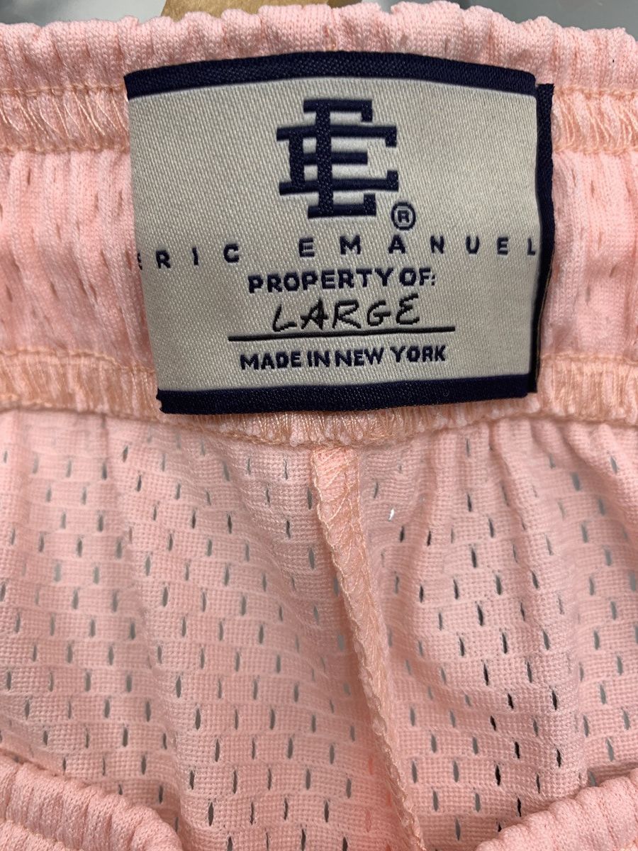 Eric Emanuel Eric Emanuel EE short “Rose Quartz/Yellow Bolt” Size US 34 / EU 50 - 3 Thumbnail