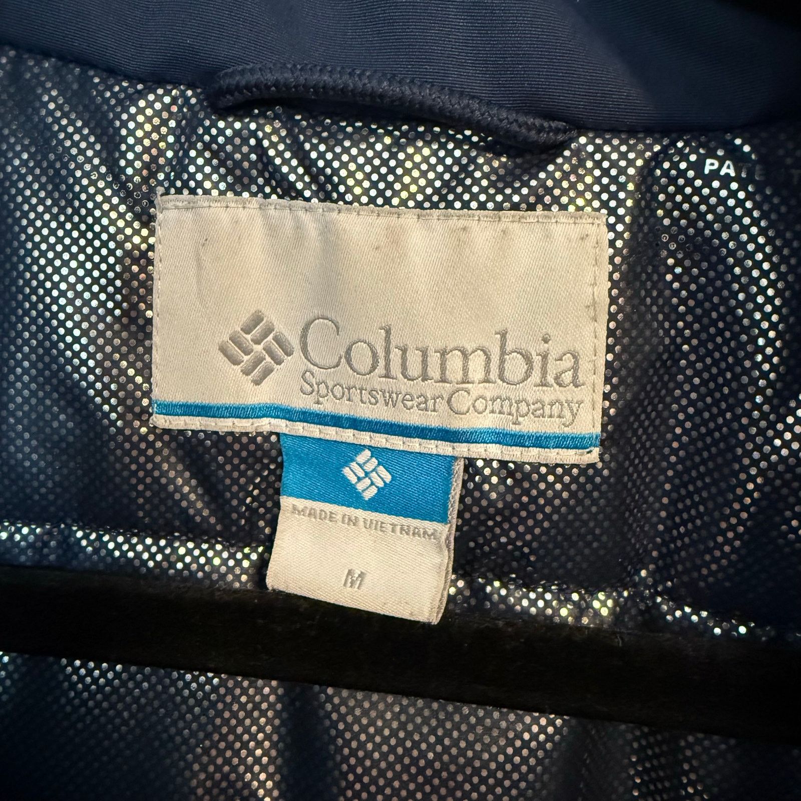 Columbia Columbia Omni-Tech Navy Blue Insulated Ski Jacket Mens Sz M Size US M / EU 48-50 / 2 - 5 Thumbnail