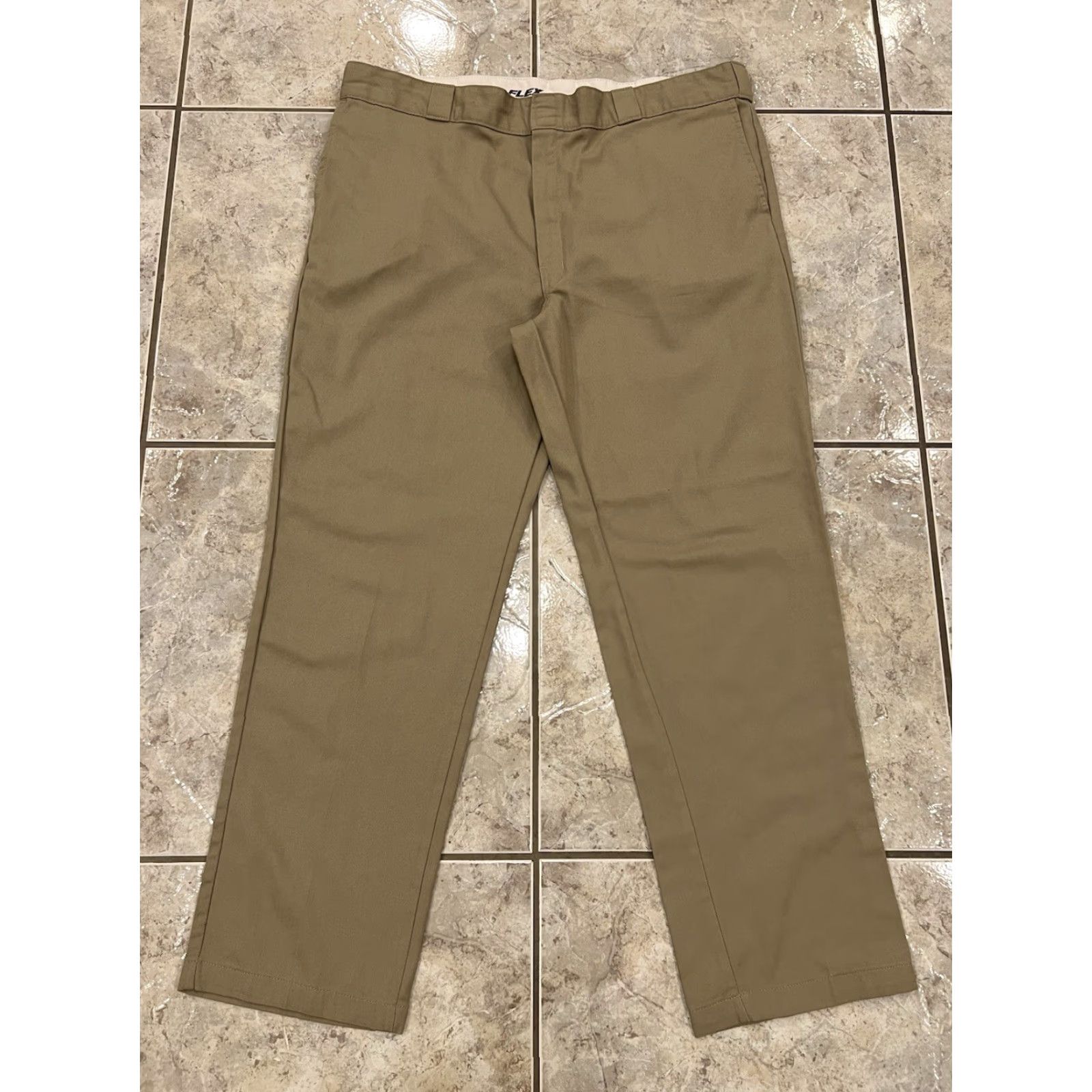 Dickies VINTAGE Dickies 874 Khaki Original Fit Twill Work Pants Mens 42X32 Straight Size US 42 / EU 58 - 5 Thumbnail
