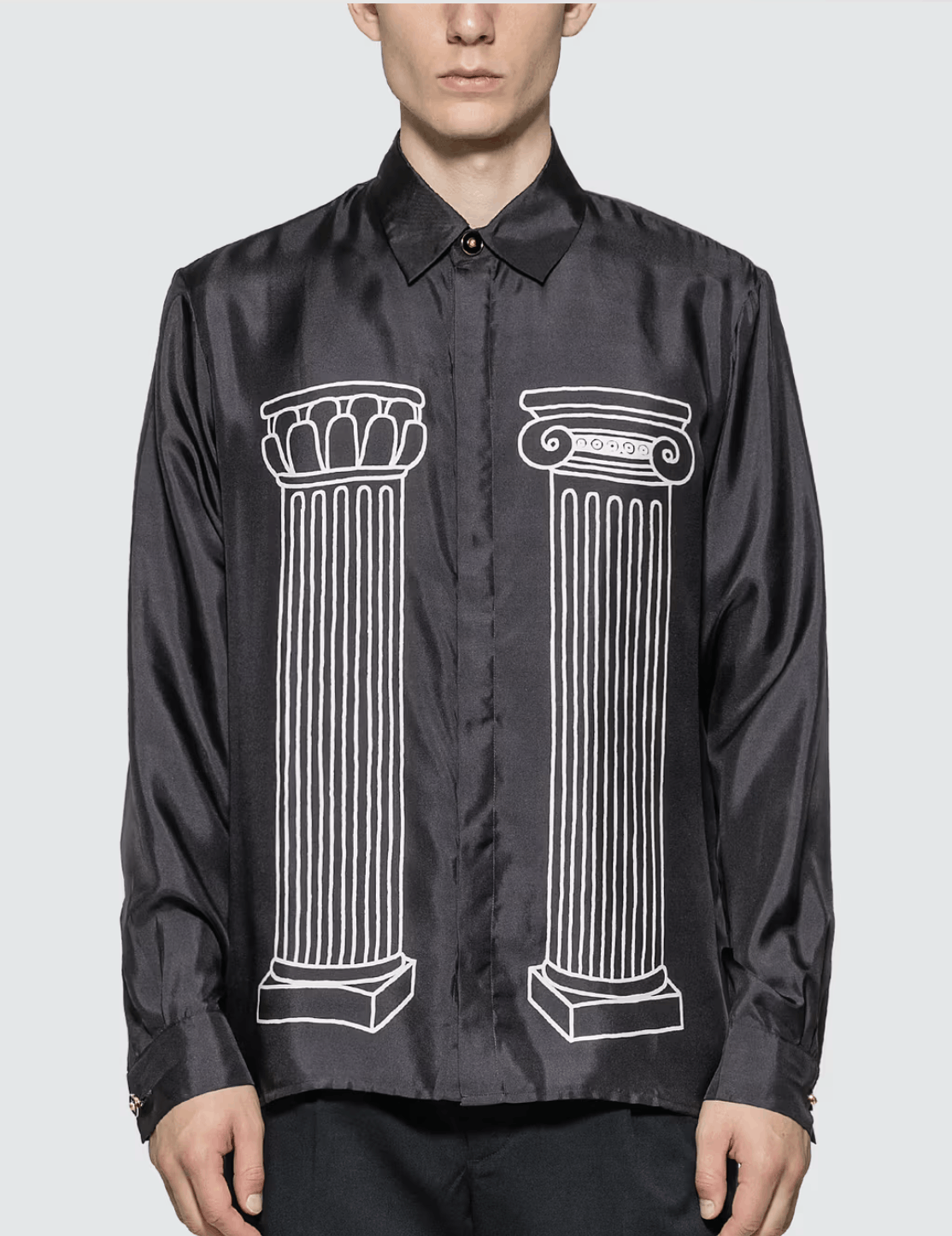 Casablanca Debut Runway (2019 Archive) Sid Silk Shirt Size US L / EU 52-54 / 3 - 2 Thumbnail