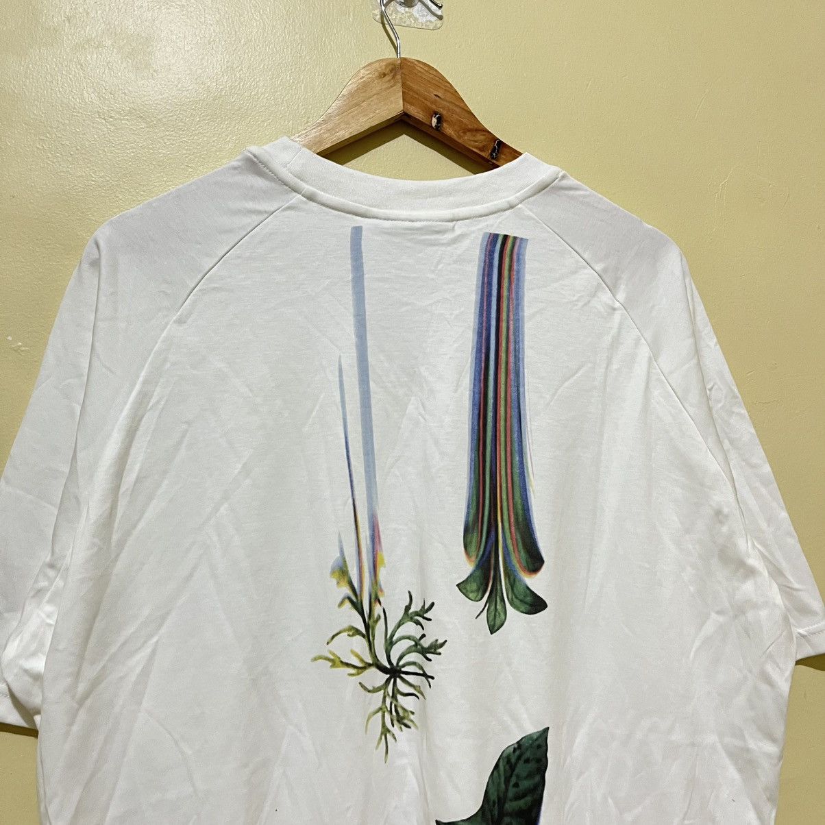 Song For The Mute SONG FOR THE MUTE - WHITE "WARPED FLOWERS" TEE Size US L / EU 52-54 / 3 - 7 Thumbnail