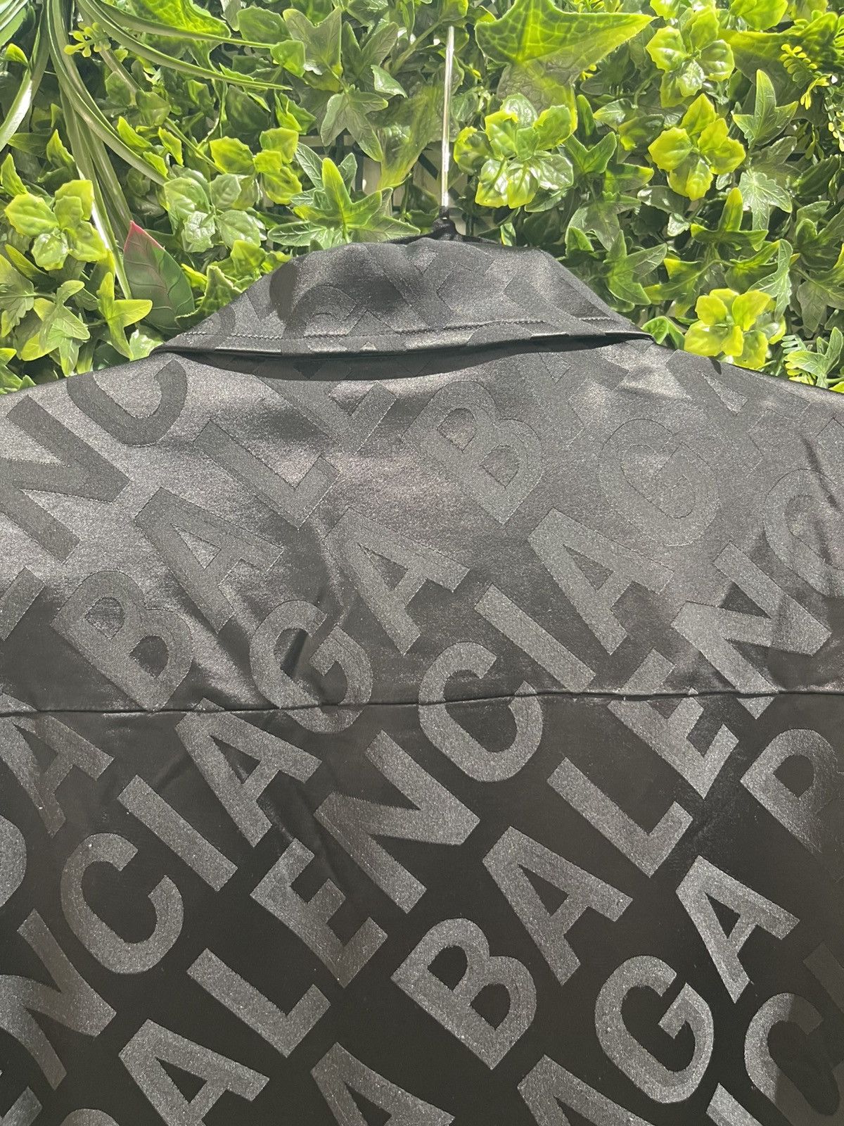 Balenciaga Balenciaga “Slant Monogram Print” Button-Down Shirt Size US XL / EU 56 / 4 - 13 Thumbnail
