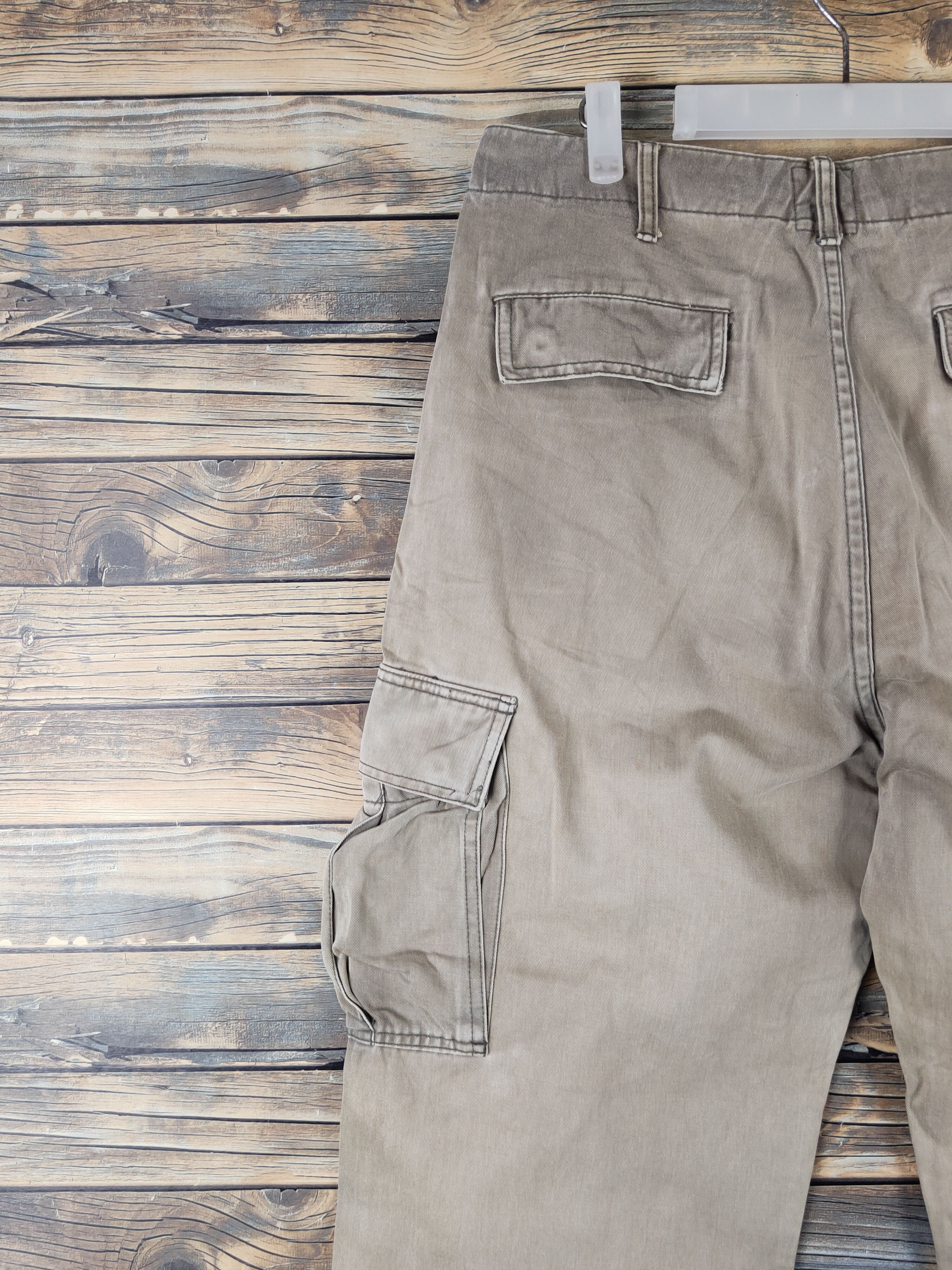 Japanese Brand DL Dog House Beige Multipocket Tactical Cargo Pants #1304 Size US 34 / EU 50 - 10 Thumbnail