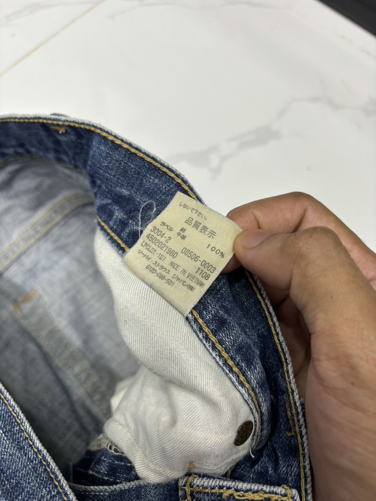 Levi's LEVIS 506 DISTRESSED DENIM JEANS Size US 30 / EU 46 - 11 Thumbnail