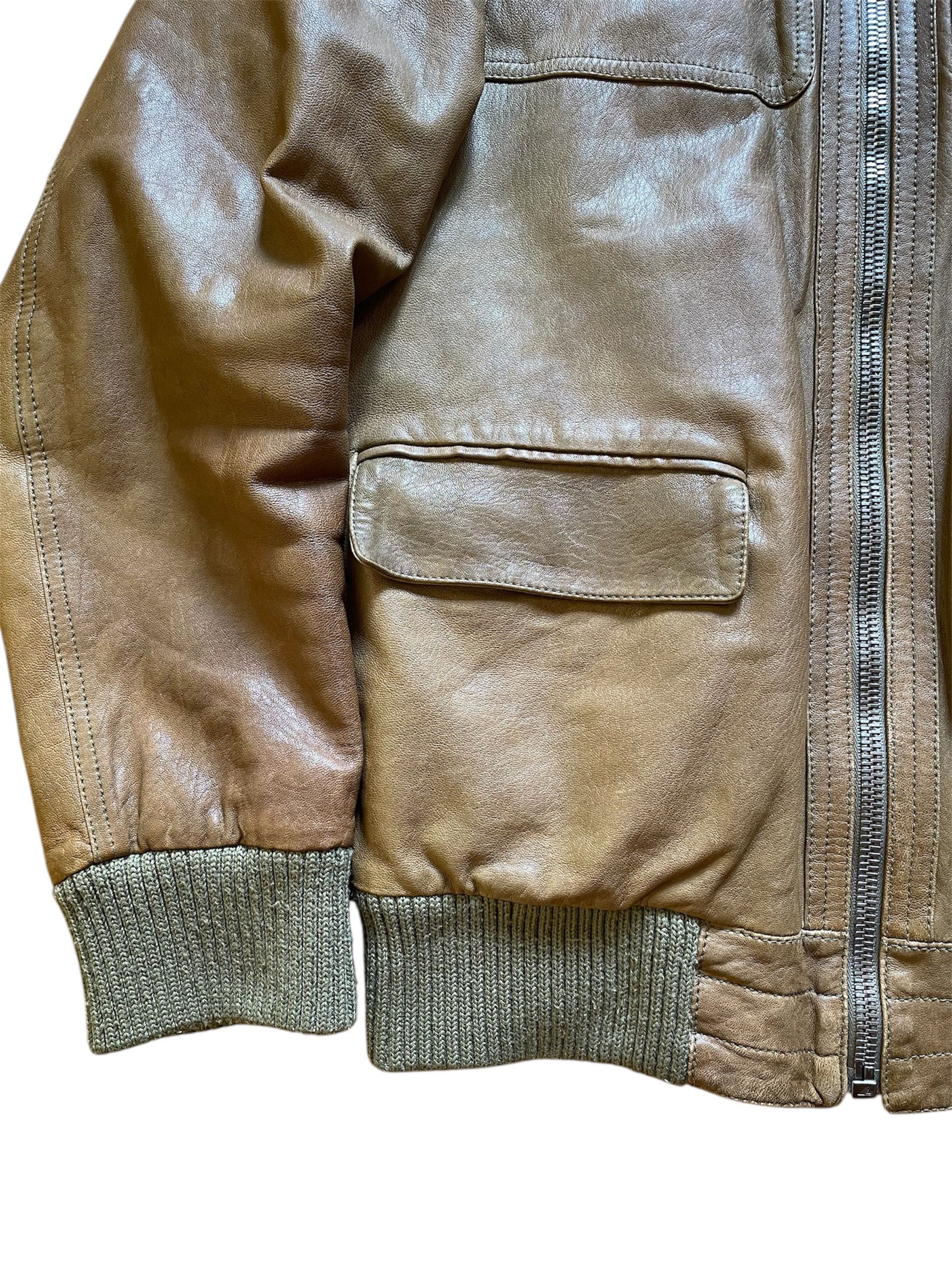 Burberry Burberry Leather Avirex Bomber Jacket Size US L / EU 52-54 / 3 - 4 Thumbnail