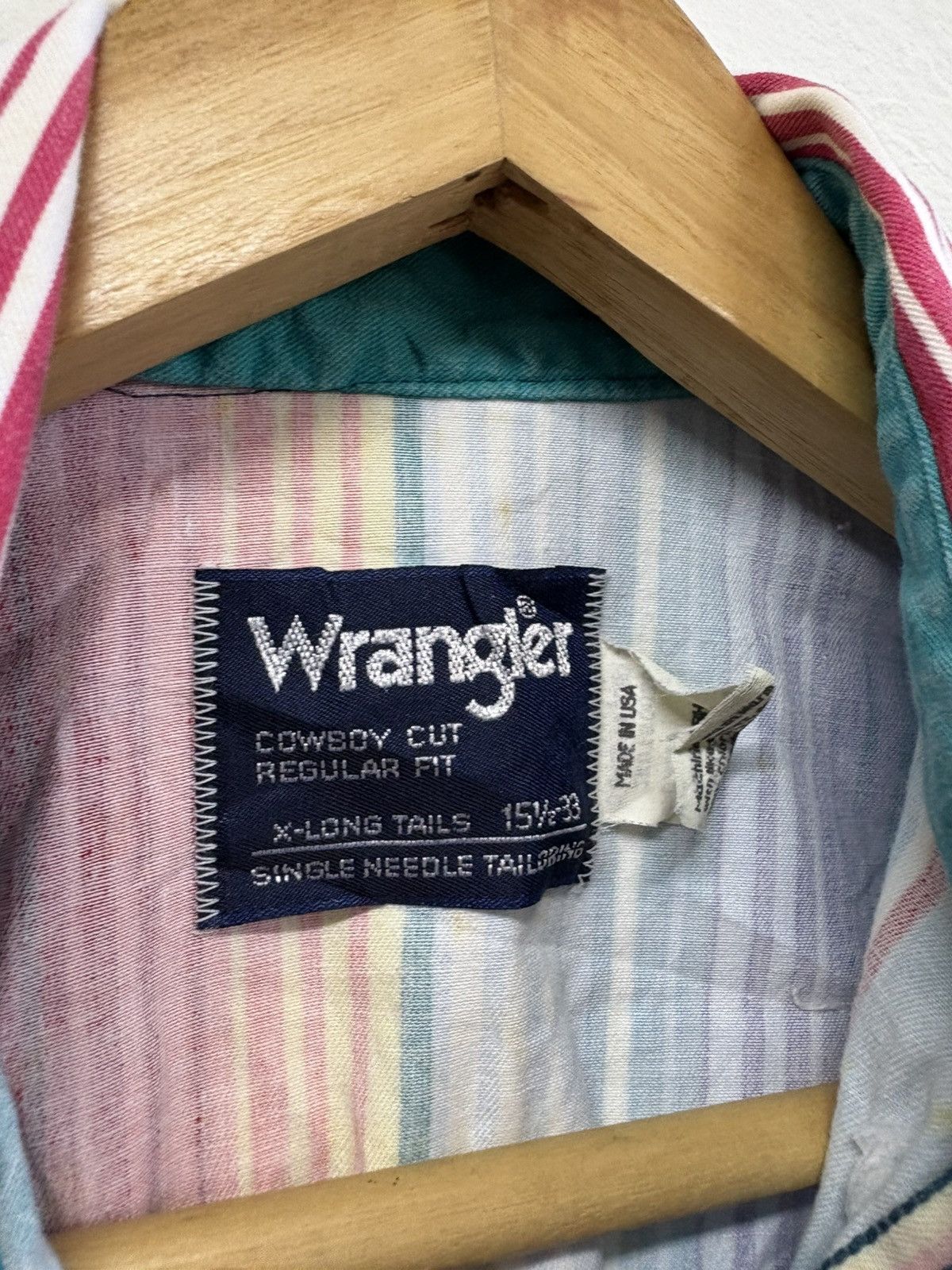 Wrangler Vintage wrangler Cowboy Shirt rainbow Size US M / EU 48-50 / 2 - 5 Thumbnail