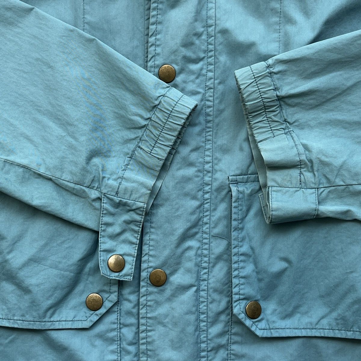 Ne-Net SOFT BLUE ISSEY MIYAKE NE-NET LIGHT HOODIE JACKET Size US L / EU 52-54 / 3 - 15 Thumbnail