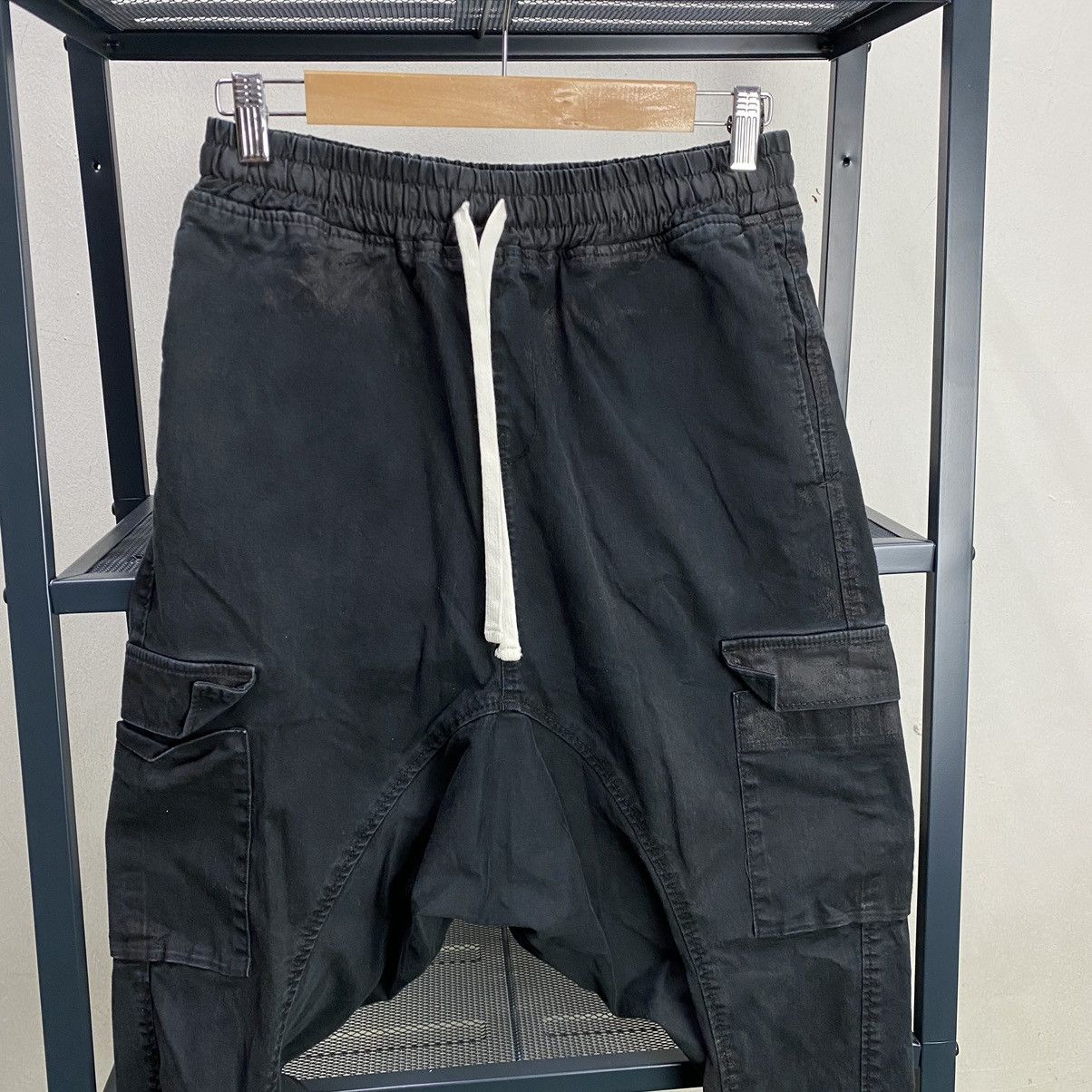 Gostar De Fuga Flared Drop Crotch Baggy Cargo Pants