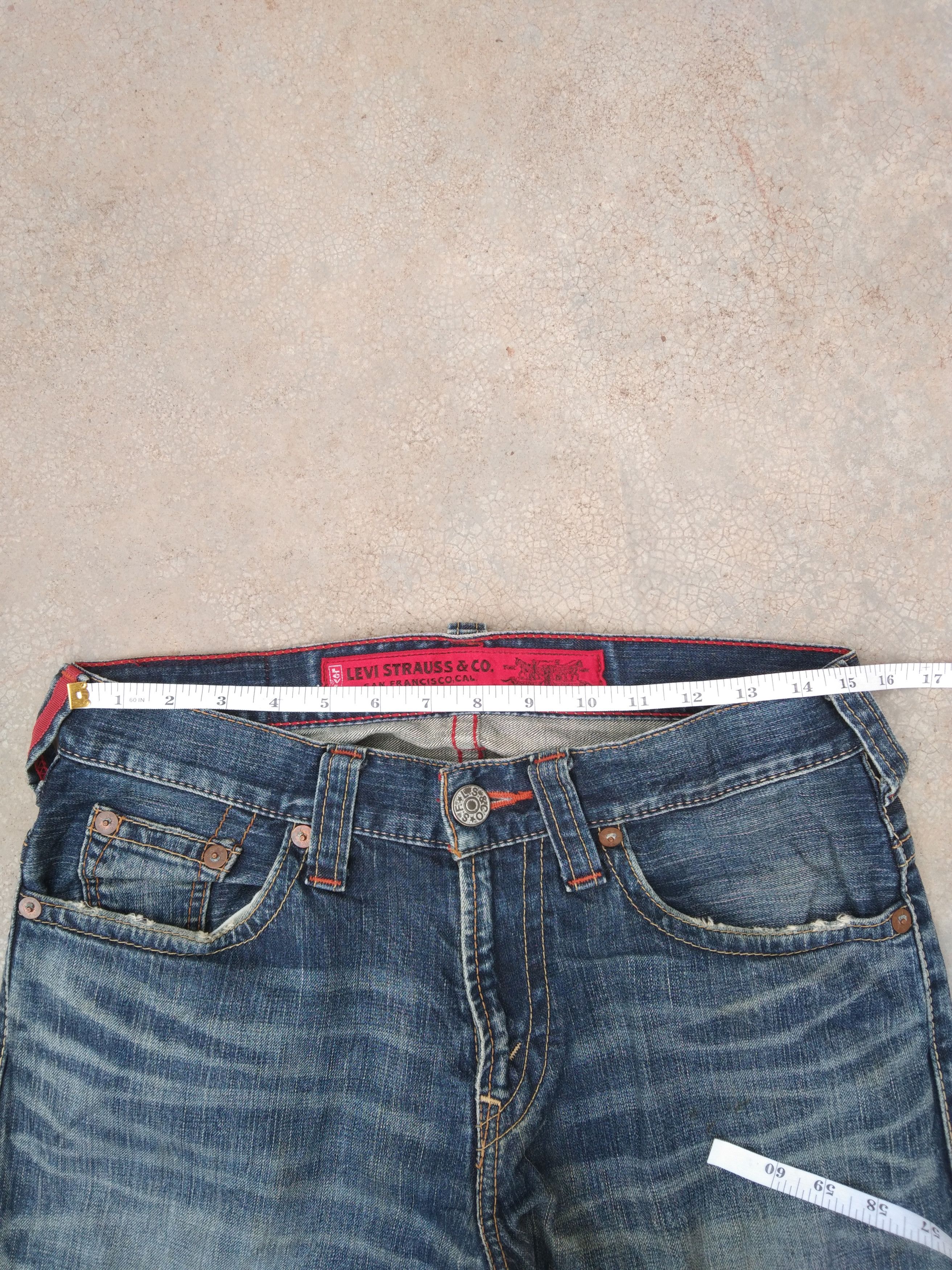 Levi's Vintage Levi's Jeans 502 Straight Leg Distressed Denim 30x30 Size US 30 / EU 46 - 5 Thumbnail