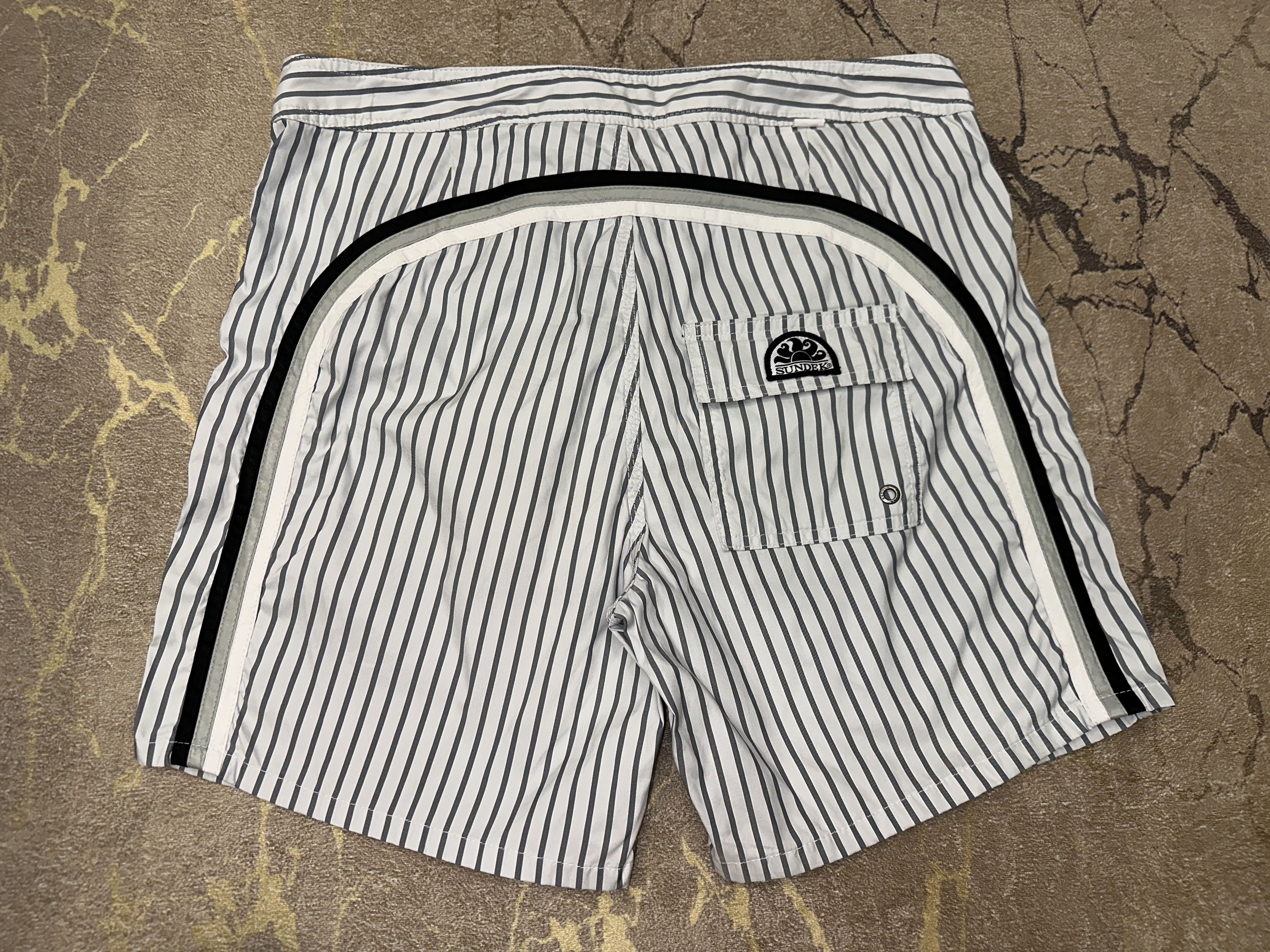 Sundek Sundek 34 Zebra Beach Shorts Swim Trunks Bath Suit Size 34 M Size US 34 / EU 50 - 4 Thumbnail