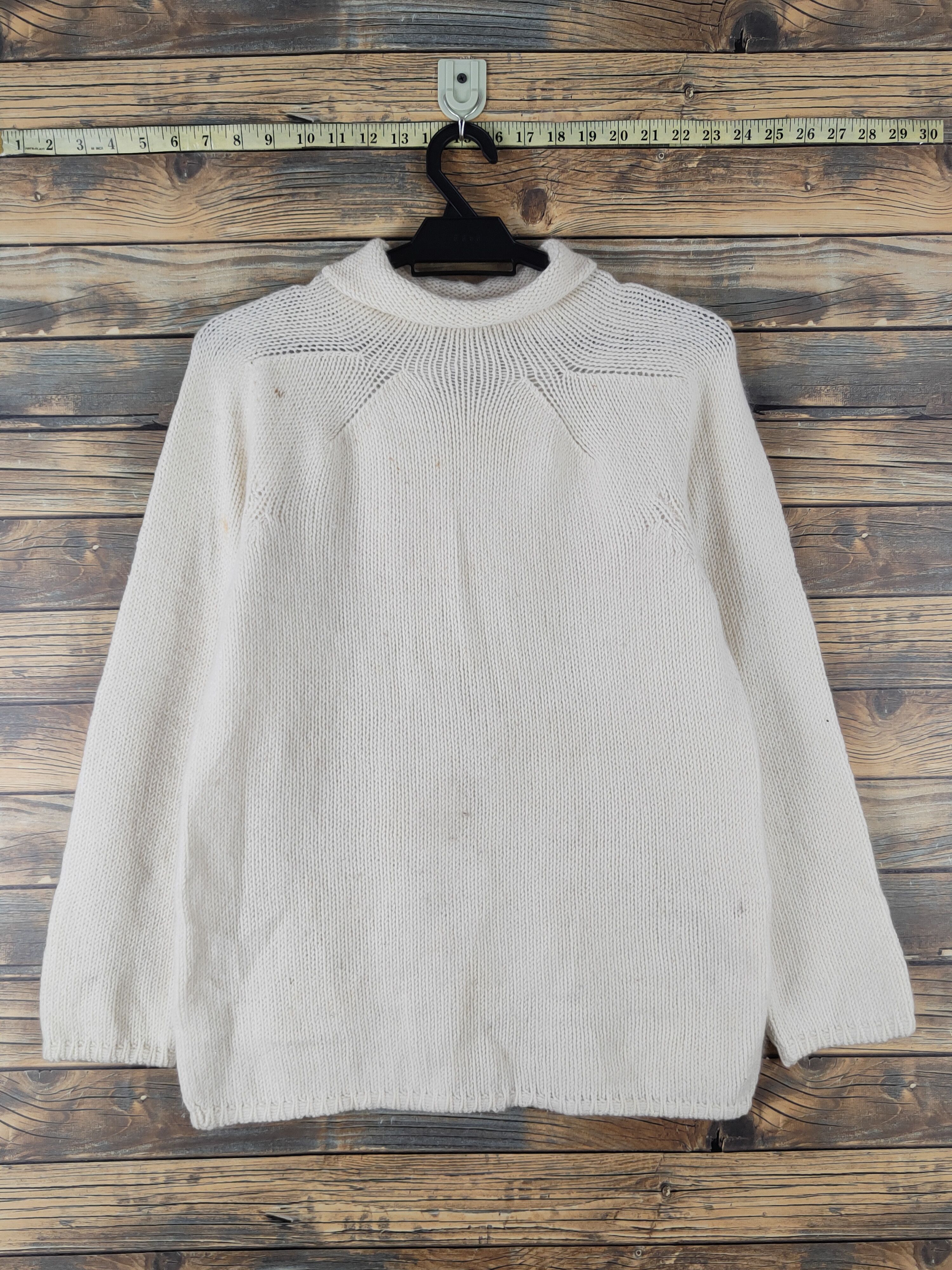 Vintage Ciridini made in italy Ivory Knitwear Sweatshirts #W1543 Size S / US 4 / IT 40 - 1 Thumbnail