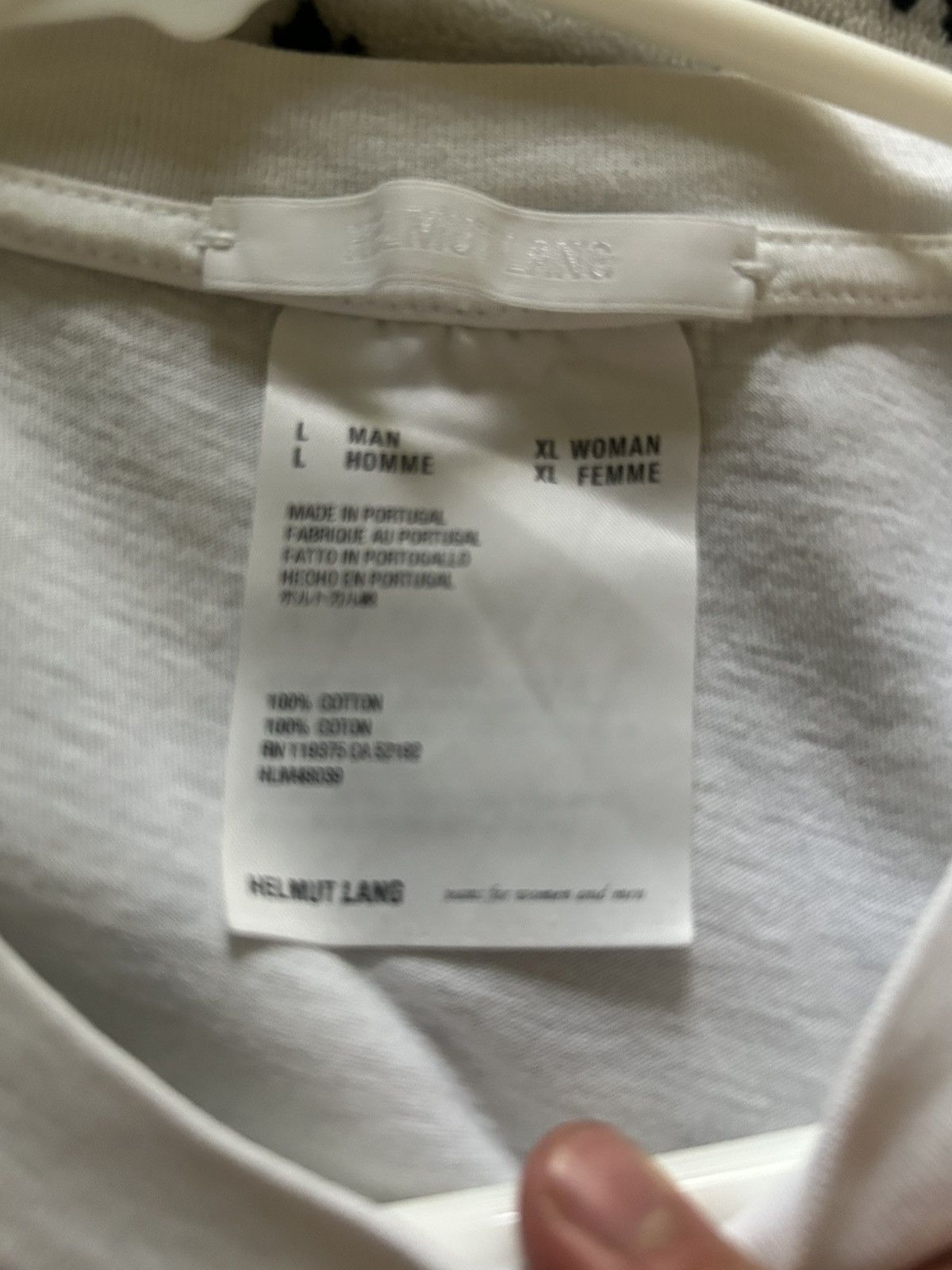 Helmut Lang “Thanks Helmut” Helmut Lang T Size US M / EU 48-50 / 2 - 4 Thumbnail