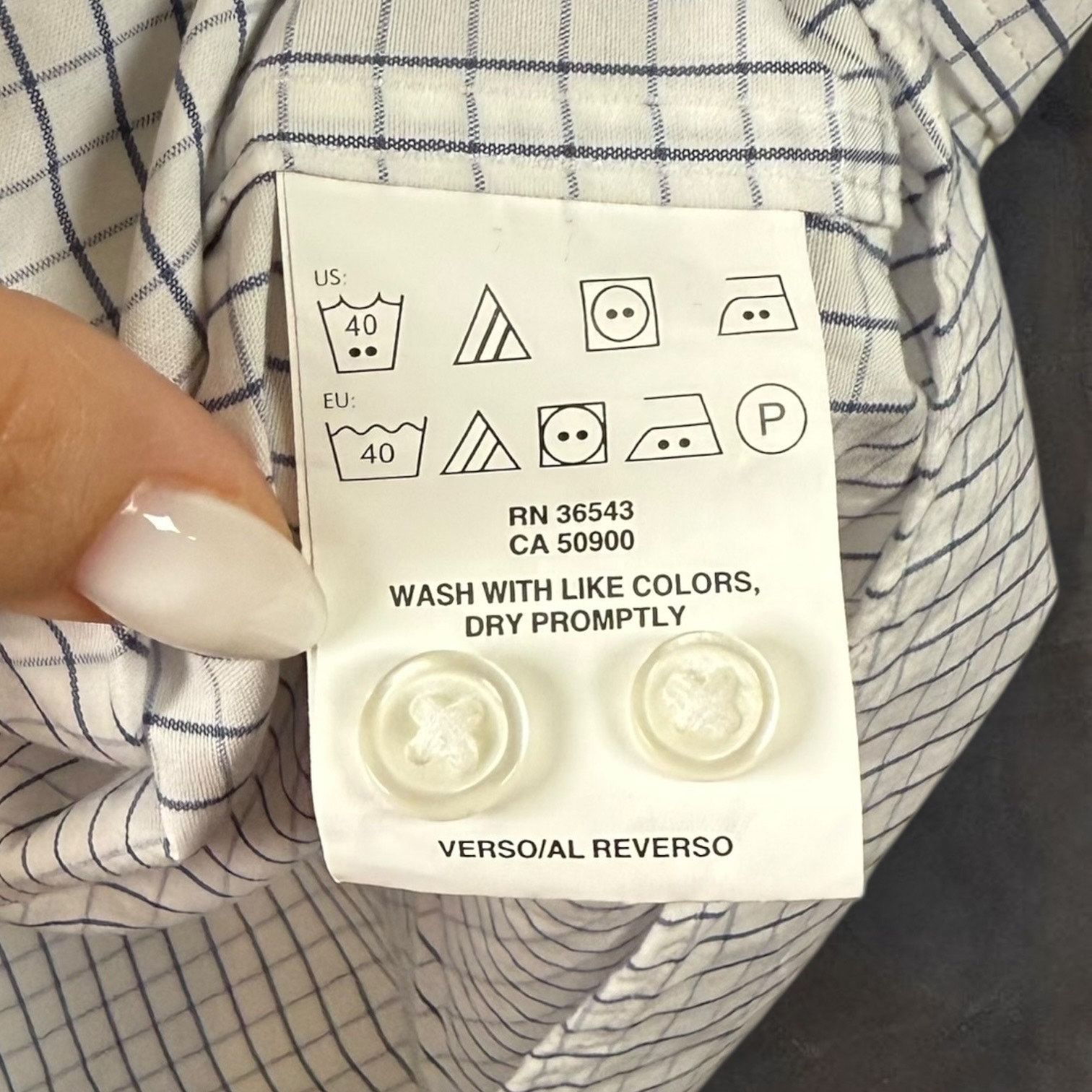 Tommy Hilfiger Tommy Hilfiger Long Sleeves Button Up Men's M 32/33 15 1/2 Size US M / EU 48-50 / 2 - 5 Thumbnail