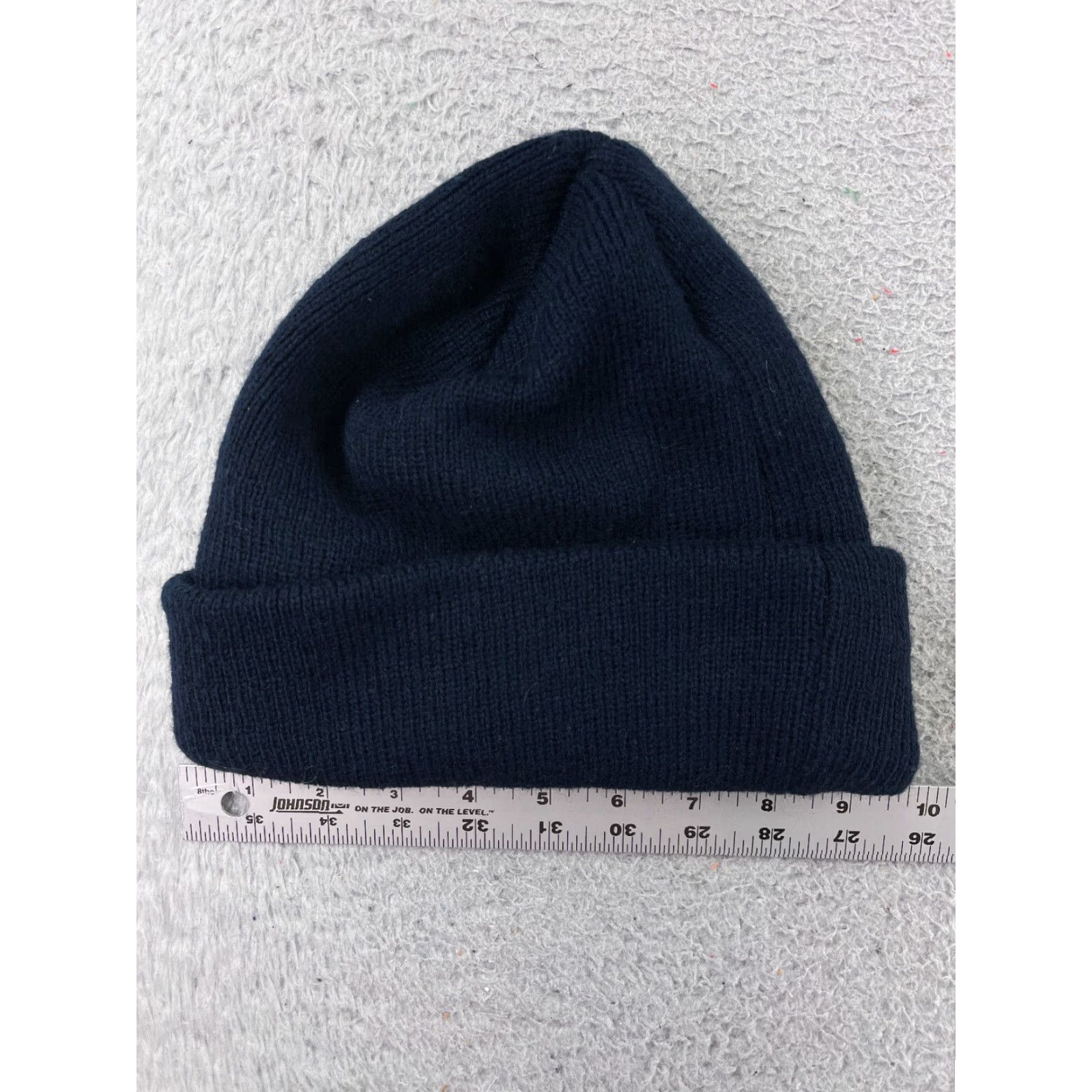 Vintage Thinsulate Beanie Toque Adult Blue Knit Insulation Lined 100% Acrylic Beanie Hats Mens Winter Classic Blue Thinsulate Hat Cap Beanie Mens Size ONE SIZE - 2 Thumbnail