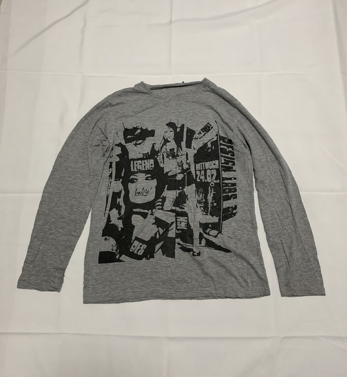 If Six Was Nine × Japanese Brand × Le Grande Bleu (L.G.B.) Vintage gothic longsleeve, punk, new rock, rock, y2k style Size L / US 10 / IT 46 - 1 Thumbnail