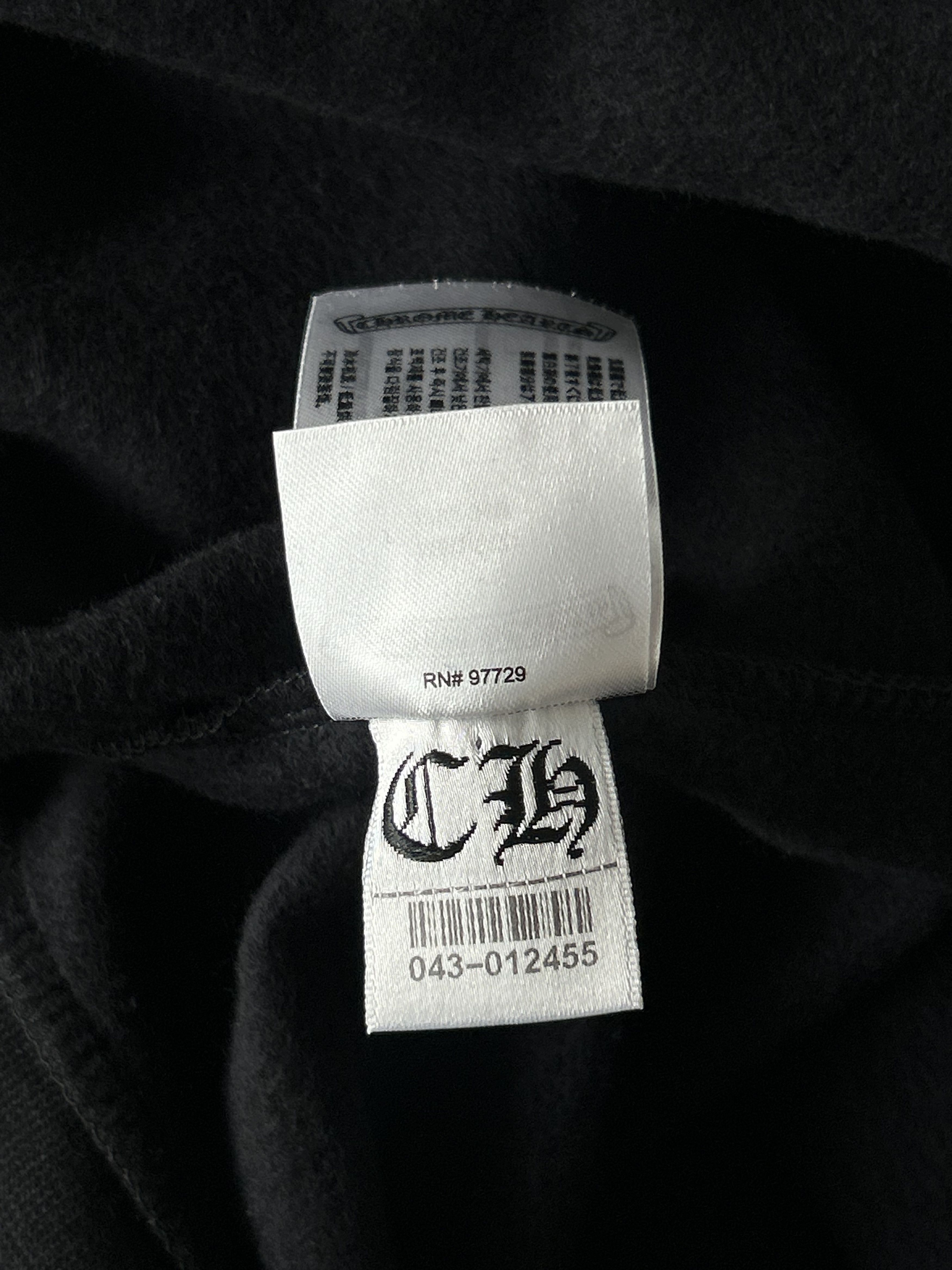 Chrome Hearts Chrome Hearts Black & Olive Script Logo Hoodie Size US M / EU 48-50 / 2 - 7 Thumbnail