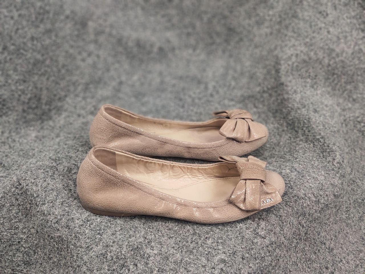 Prada Prada Vintage Logo Slip On bow Ballerina Ballet Flats Shoes Size US 9 / IT 39 - 2 Thumbnail