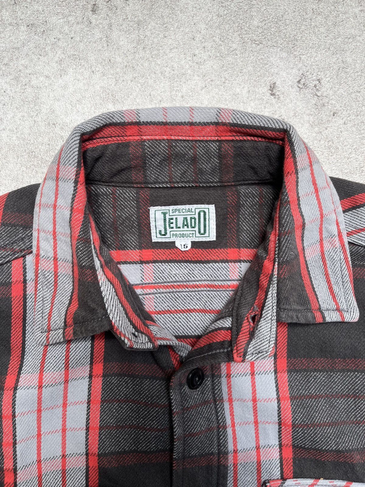 Japanese Brand × Jelado Jelado heavy flannel unionworkers shirt Size US M / EU 48-50 / 2 - 2 Thumbnail