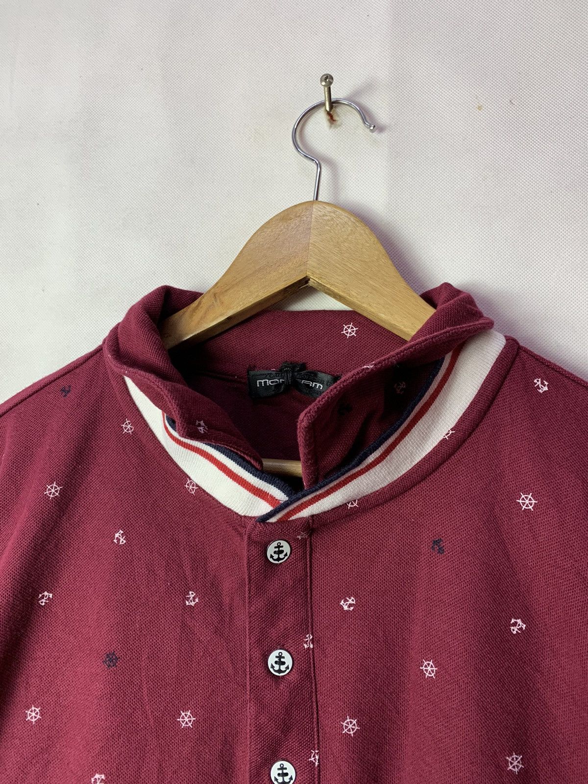 Japanese Brand 🔥Fullprint Sailing Motives Polo Collar Tee Size US XXL / EU 58 / 5 - 5 Thumbnail