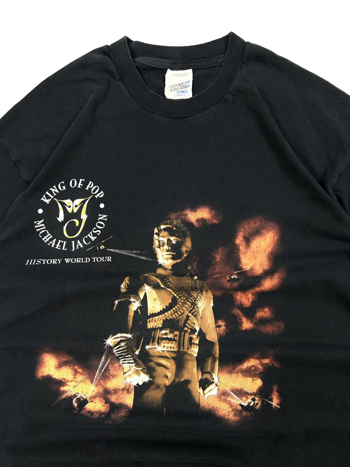Michael Jackson 1996 Michael Jackson Vintage Tee History World Tour T-Shirt Size US M / EU 48-50 / 2 - 7 Thumbnail