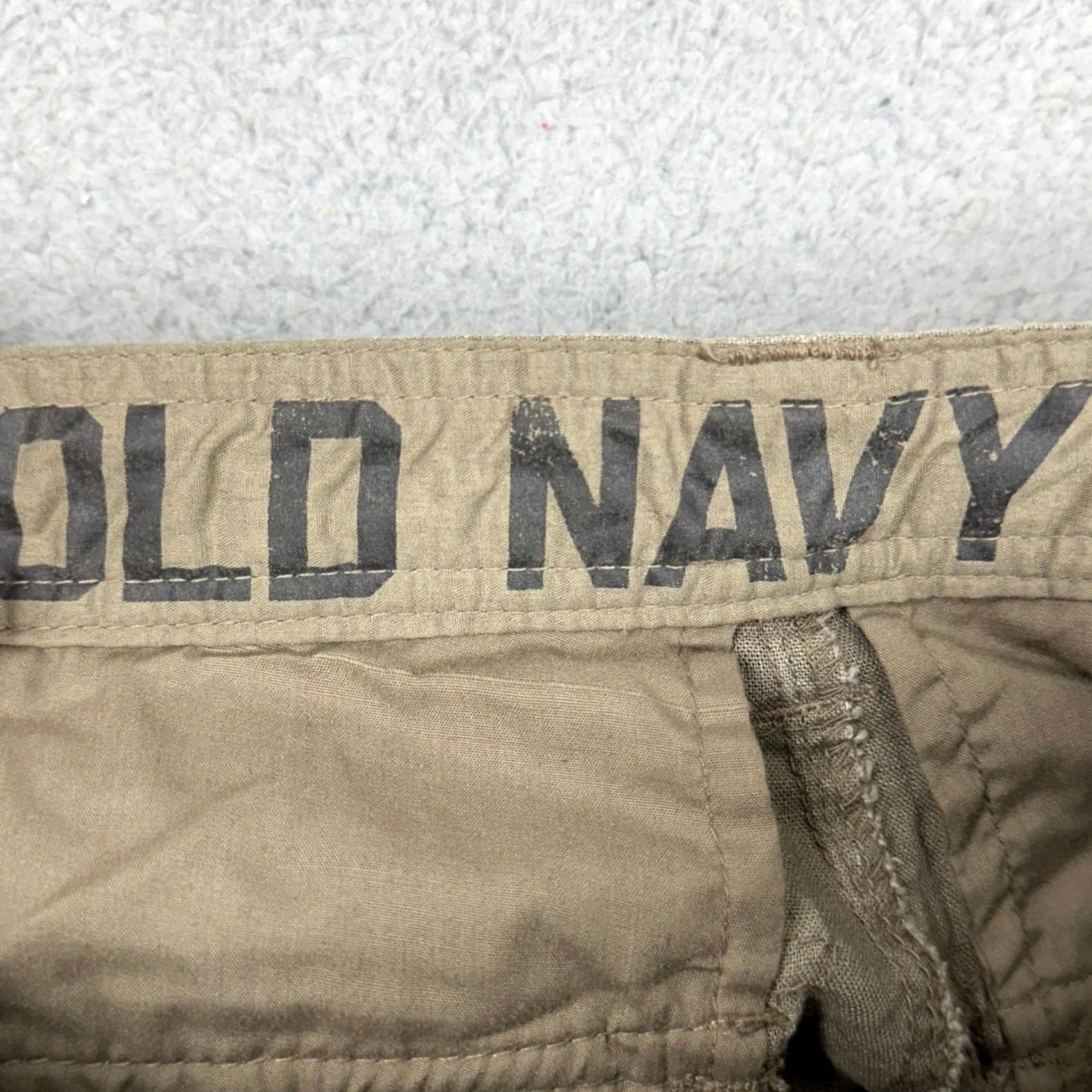 Old Navy Old Navy Cargo Shorts Men 28 Brown Linen Blend Pocket Hiking Outdoor Casual Workwear Size US 28 / EU 44 - 3 Thumbnail