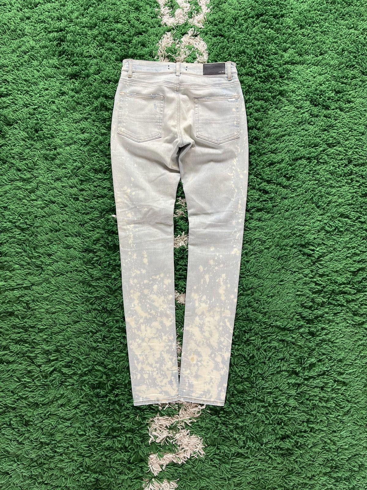 Amiri Amiri Distressed Bleached Jeans Size US 31 - 3 Thumbnail