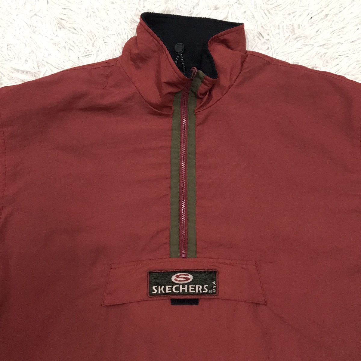 SKECHERS Vintage 90s Skechers USA sport Fleece Lined Anorak Jacket Size US XXL / EU 58 / 5 - 8 Thumbnail