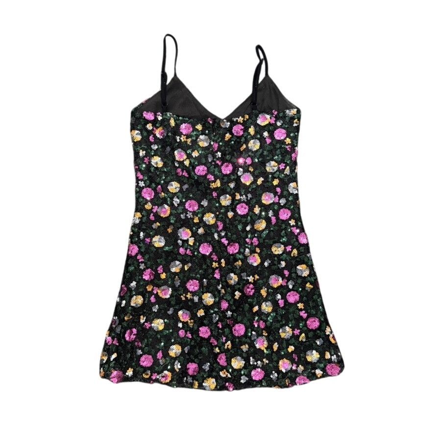 superdown Superdown Sequin Floral Lace Mini Dress Black/Multi, Size XS Size XS / US 0-2 / IT 36-38 - 3 Thumbnail