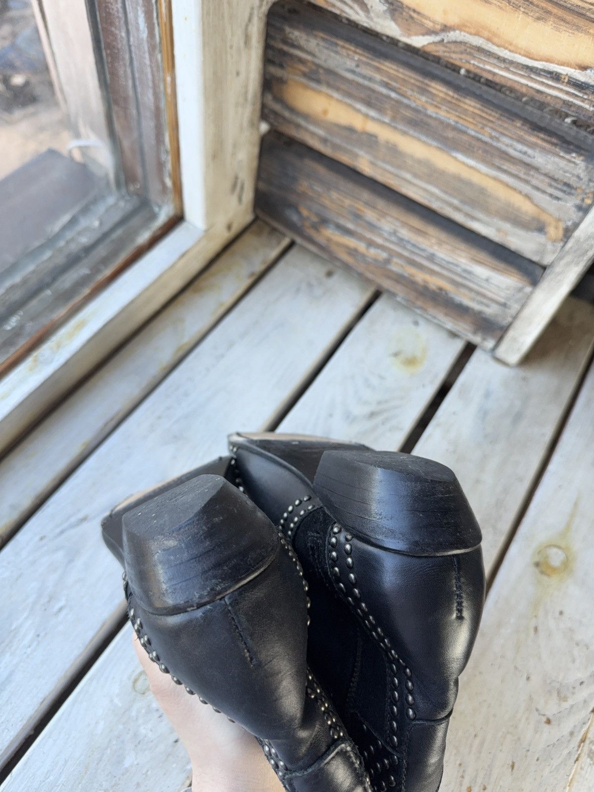 Anine Bing Anine Bing 00s Studded Western Leather Boots Made USA Size US 6.5 / IT 36.5 - 18 Thumbnail