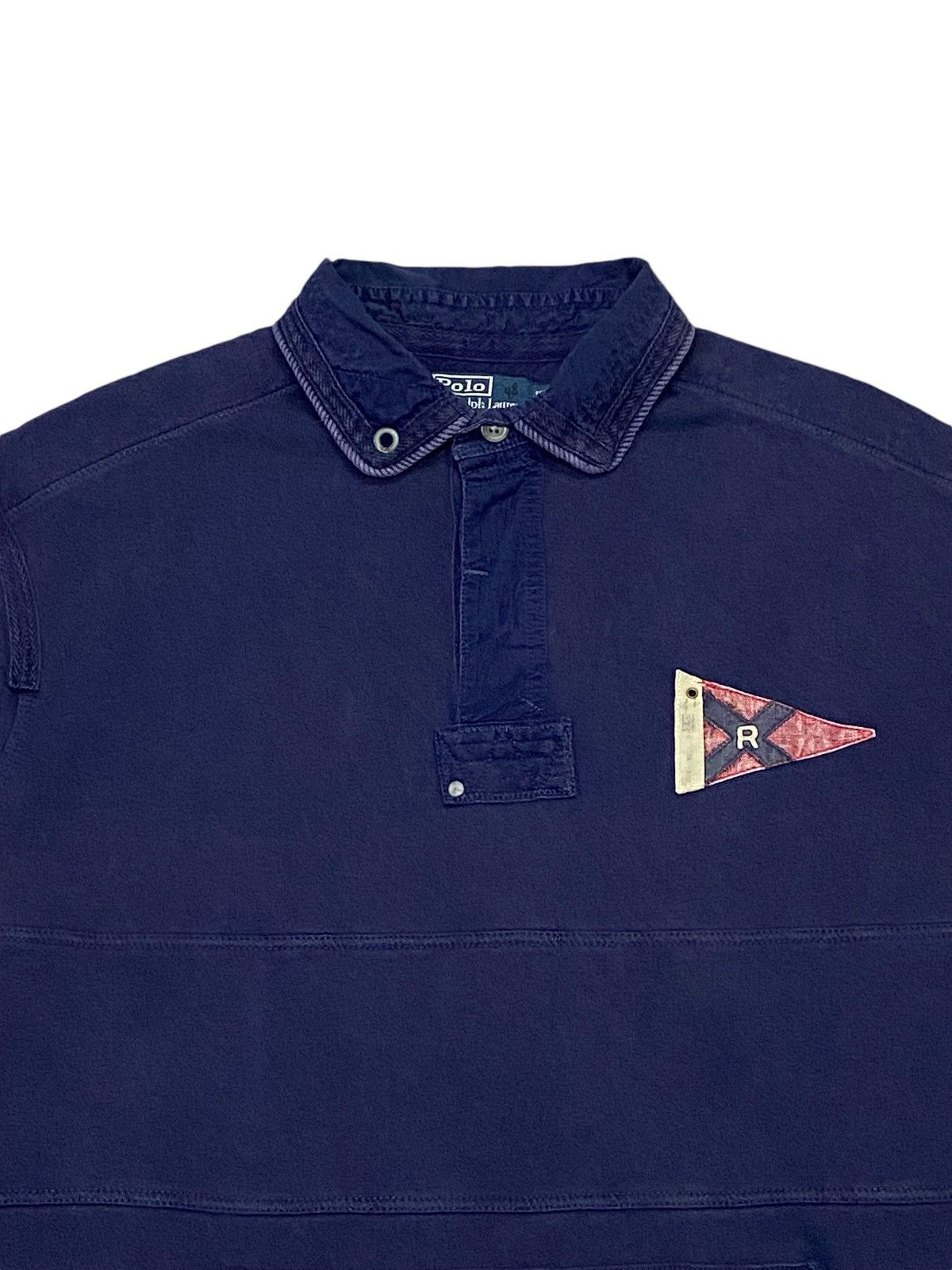 Polo Ralph Lauren × Vintage Vintage Polo Ralph Lauren PRLC Rugby Long Sleeve (Big Size) Size US XXL / EU 58 / 5 - 5 Thumbnail