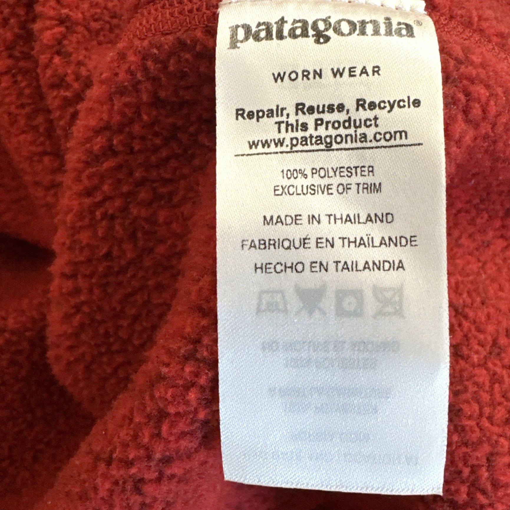 Patagonia Patagonia Sweatshirt Mens Medium Red 1/4 Zip Fleece Pullover Better Sweater Mock Neck Long Sleeve Logo Zipper Pockets Outdoor Hiking Walking Size US M / EU 48-50 / 2 - 5 Thumbnail