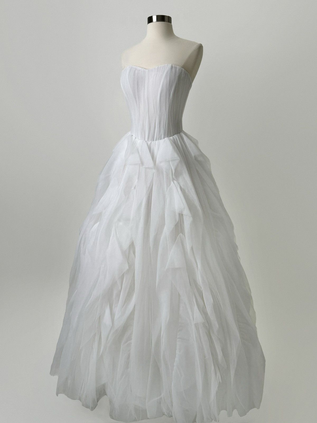 Other Preloved US 4 Anna Augusta White Maxi Evening Dress Size S / US 4 / IT 40 - 1 Thumbnail