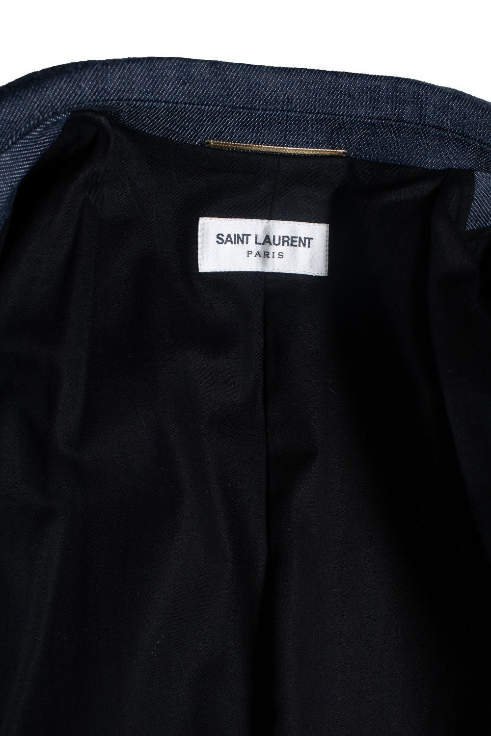 Saint Laurent Paris Saint Laurent, single breasted denim blazer Size M / US 6-8 / IT 42-44 - 6 Thumbnail