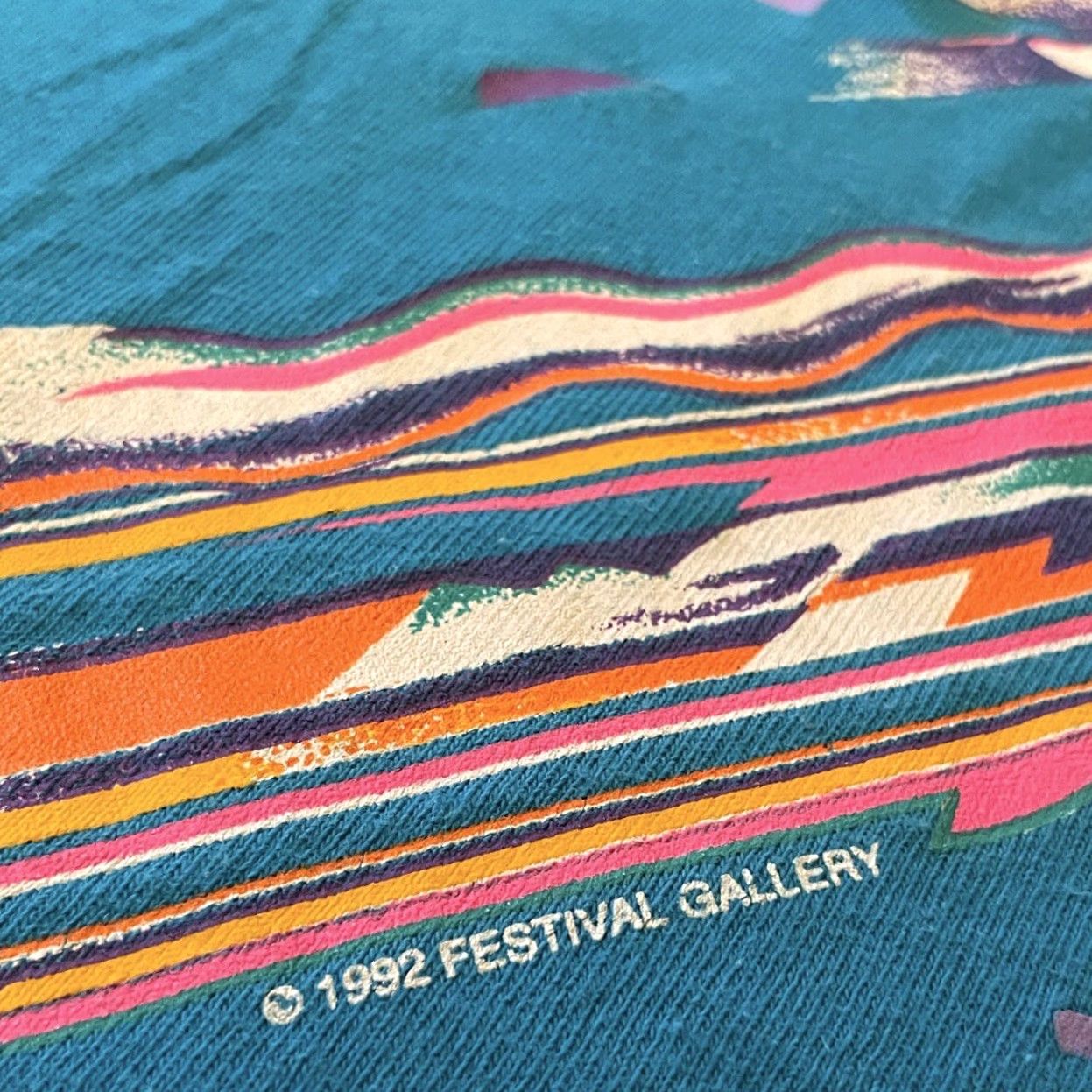 Vintage VTG 90s Kentucky Derby Festival Pegasus Art Vintage 1992 Shirt Mens Size M Blue 90s Mens T-Shirt Size US M / EU 48-50 / 2 - 2 Thumbnail