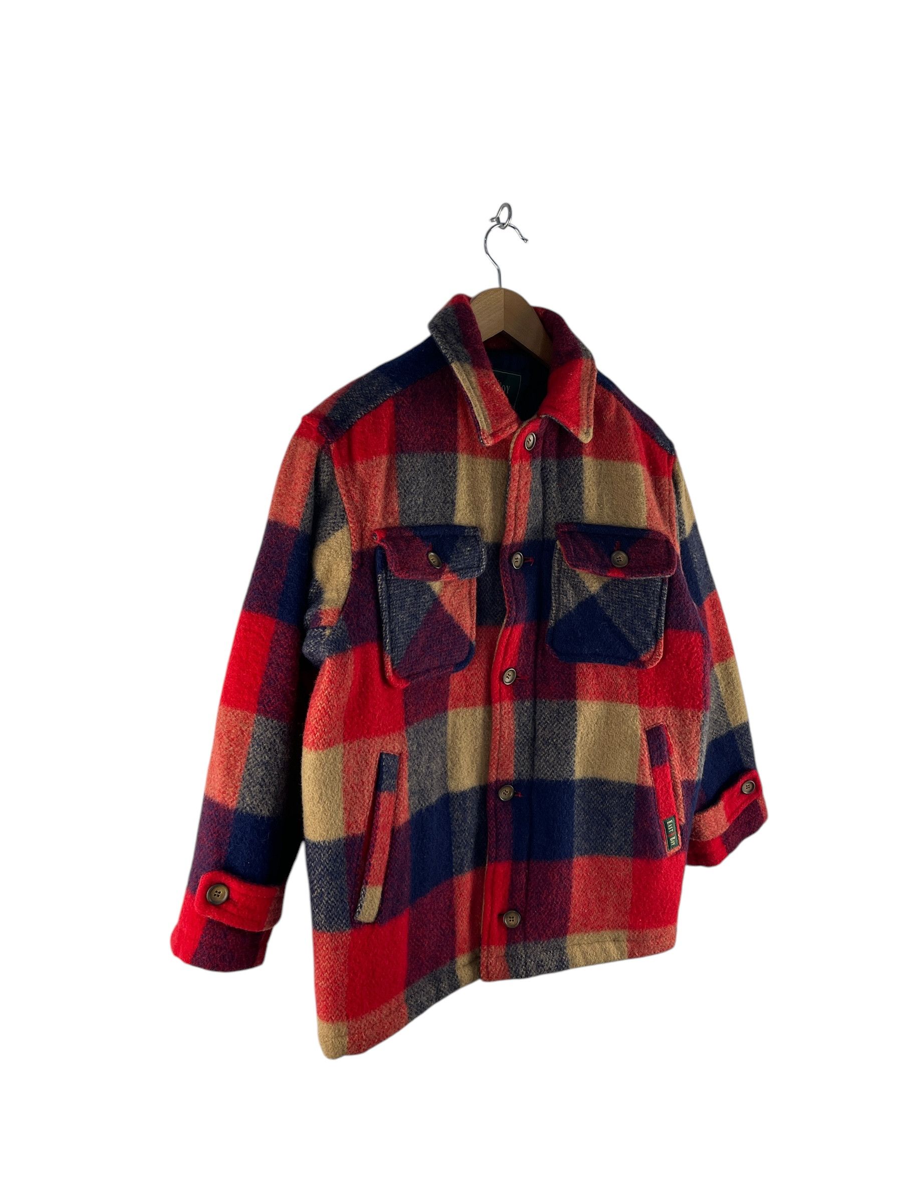 Flannel Vintage Eastboy Flannel Wool Jacket Size US L / EU 52-54 / 3 - 5 Thumbnail