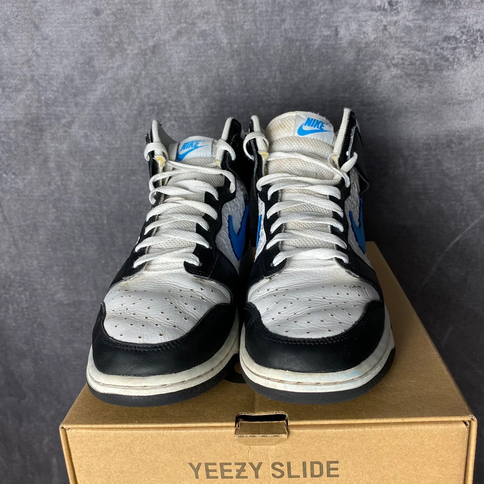 Nike Dunk high Black University Blue UB black blue white Size US 9.5 / EU 42-43 - 5 Thumbnail
