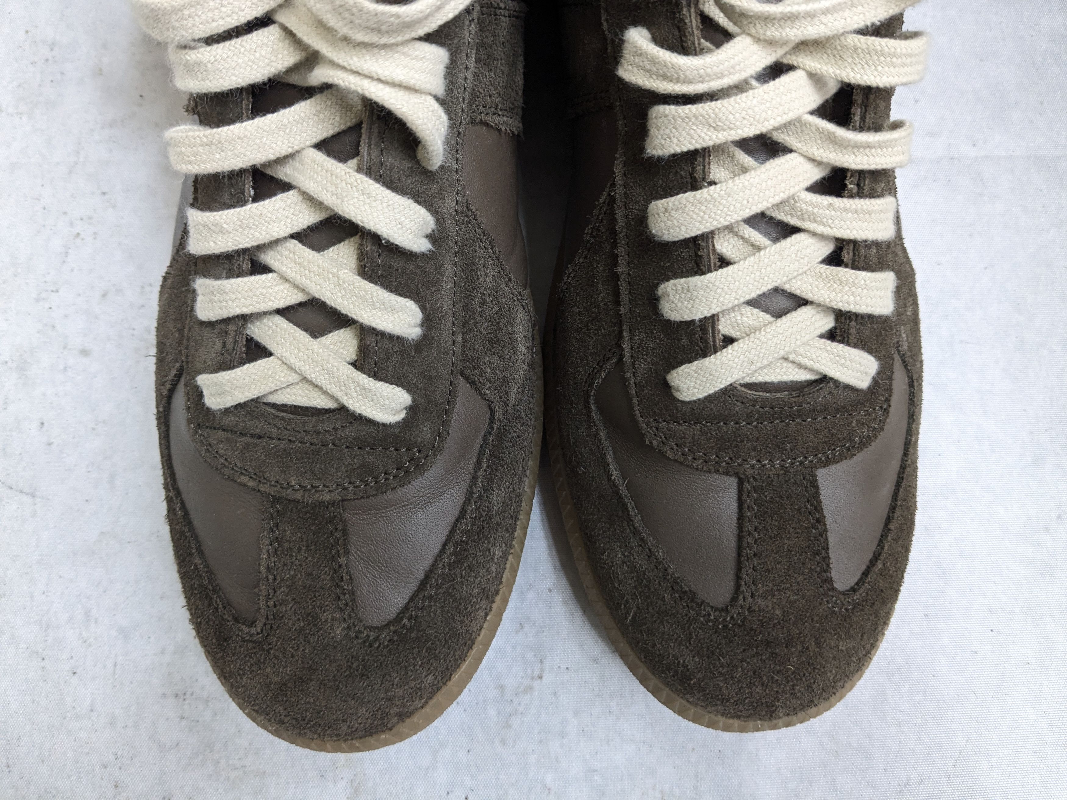 Maison Margiela Hi top chocolate brown Margiela Gats 10 43 Size US 10 / EU 43 - 2 Thumbnail