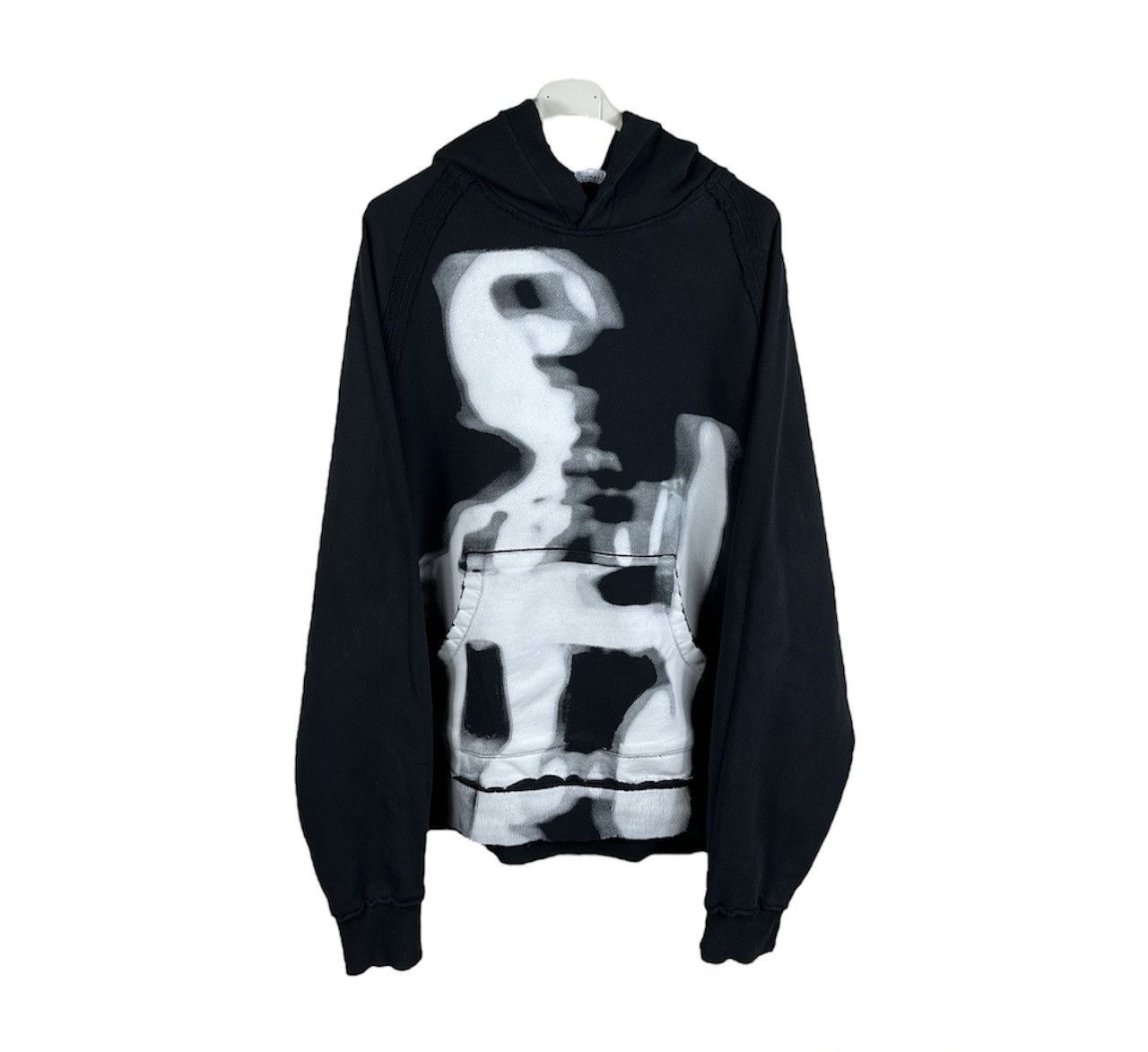 Jaded London Jaded London distressed face ghost torso print y2k hoodie Size US XL / EU 56 / 4 - 2 Thumbnail