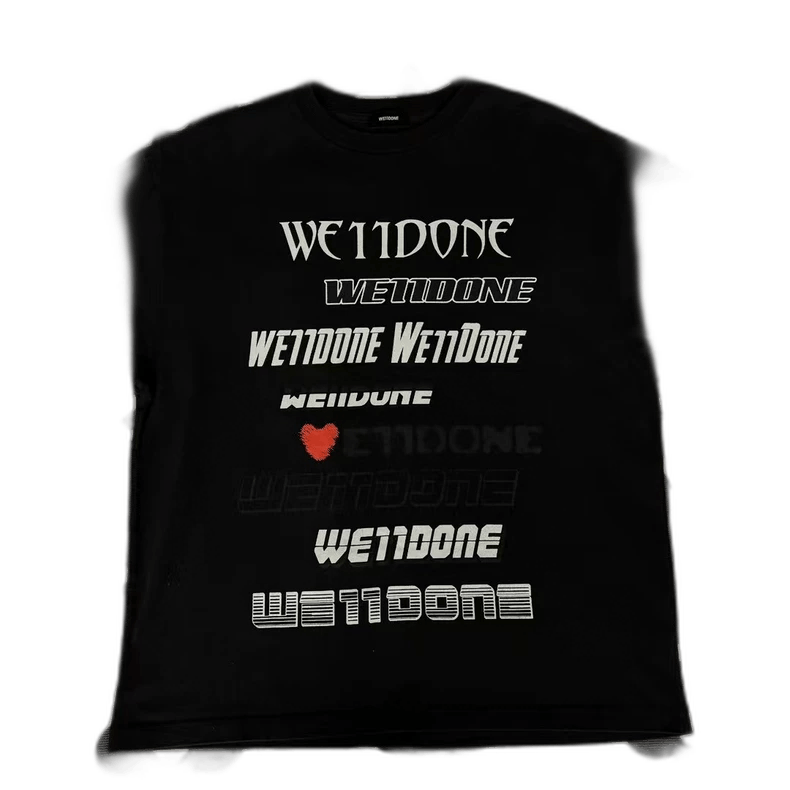 Anonymous Club WE11DONE Black Logo Short Sleeve T-shirt Size US M / EU 48-50 / 2 - 1 Thumbnail