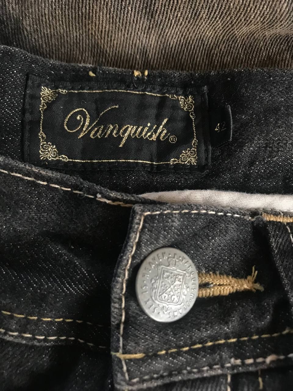 If Six Was Nine Vanquish Low Rise Mud Wash Super Flared Denim Size US 29 - 6 Thumbnail