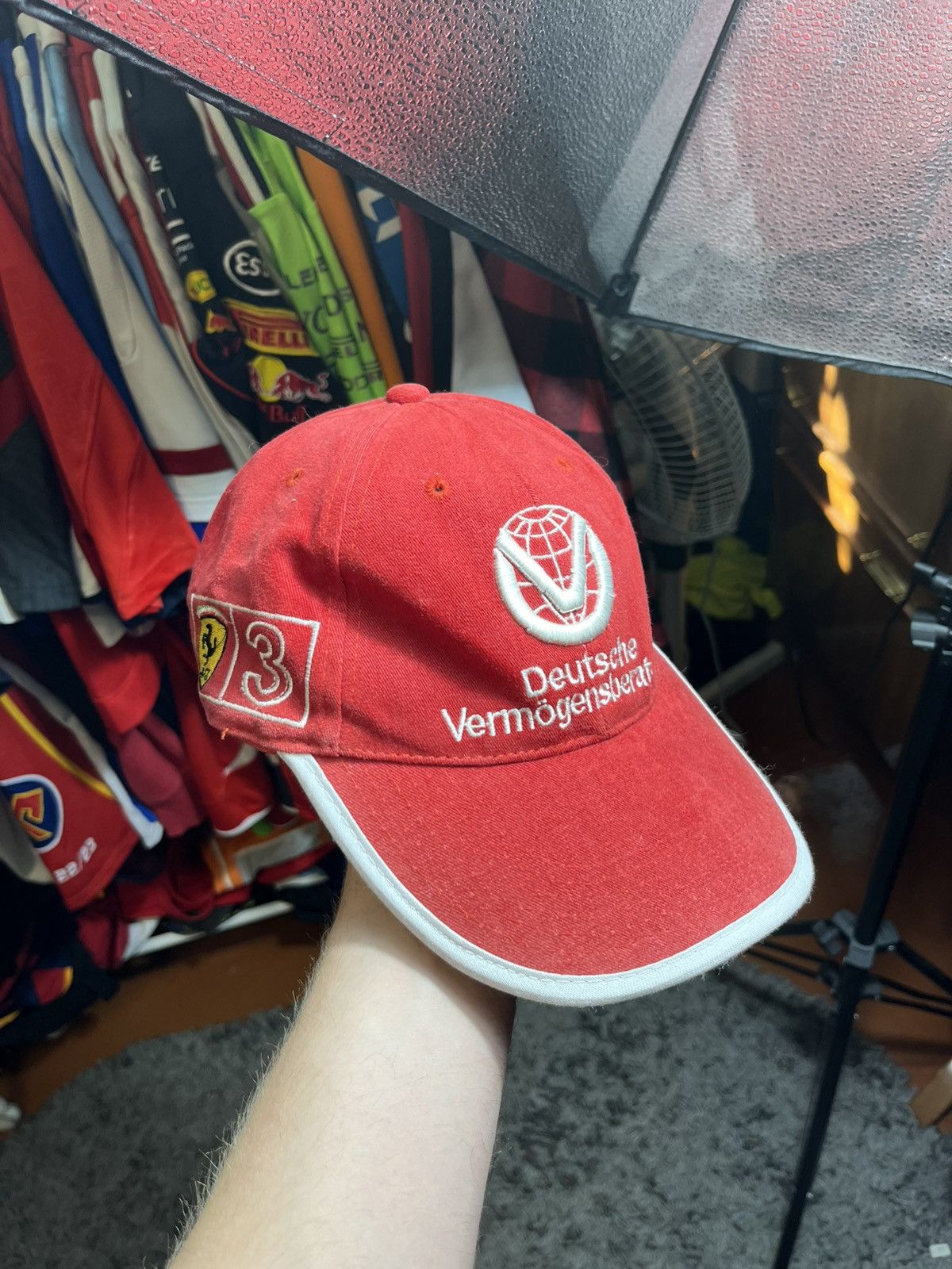 Ferrari FERRARI VINTAGE RACING GERMANY CAP Y2K Size ONE SIZE - 1 Thumbnail