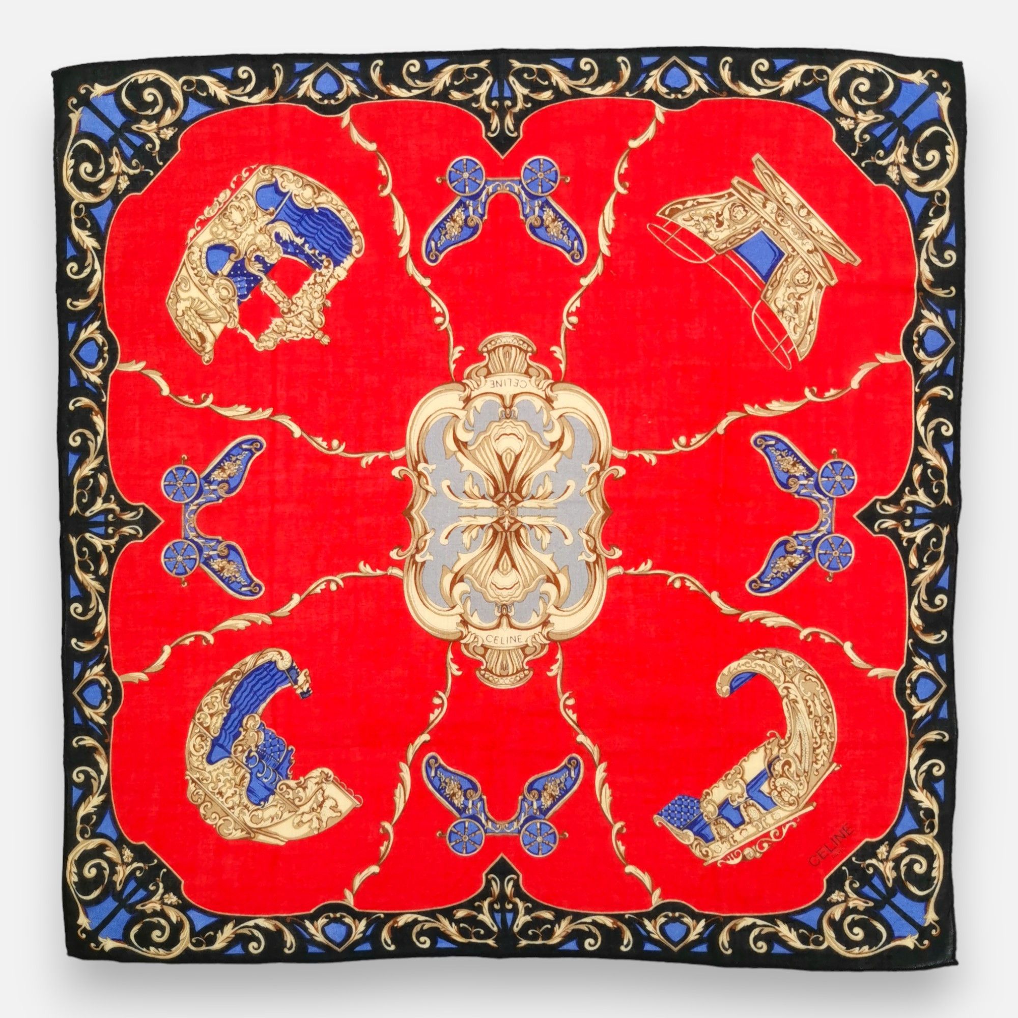 Celine Vintage CELINE Handkerchief Neckerchief Bandana Size ONE SIZE - 3 Thumbnail