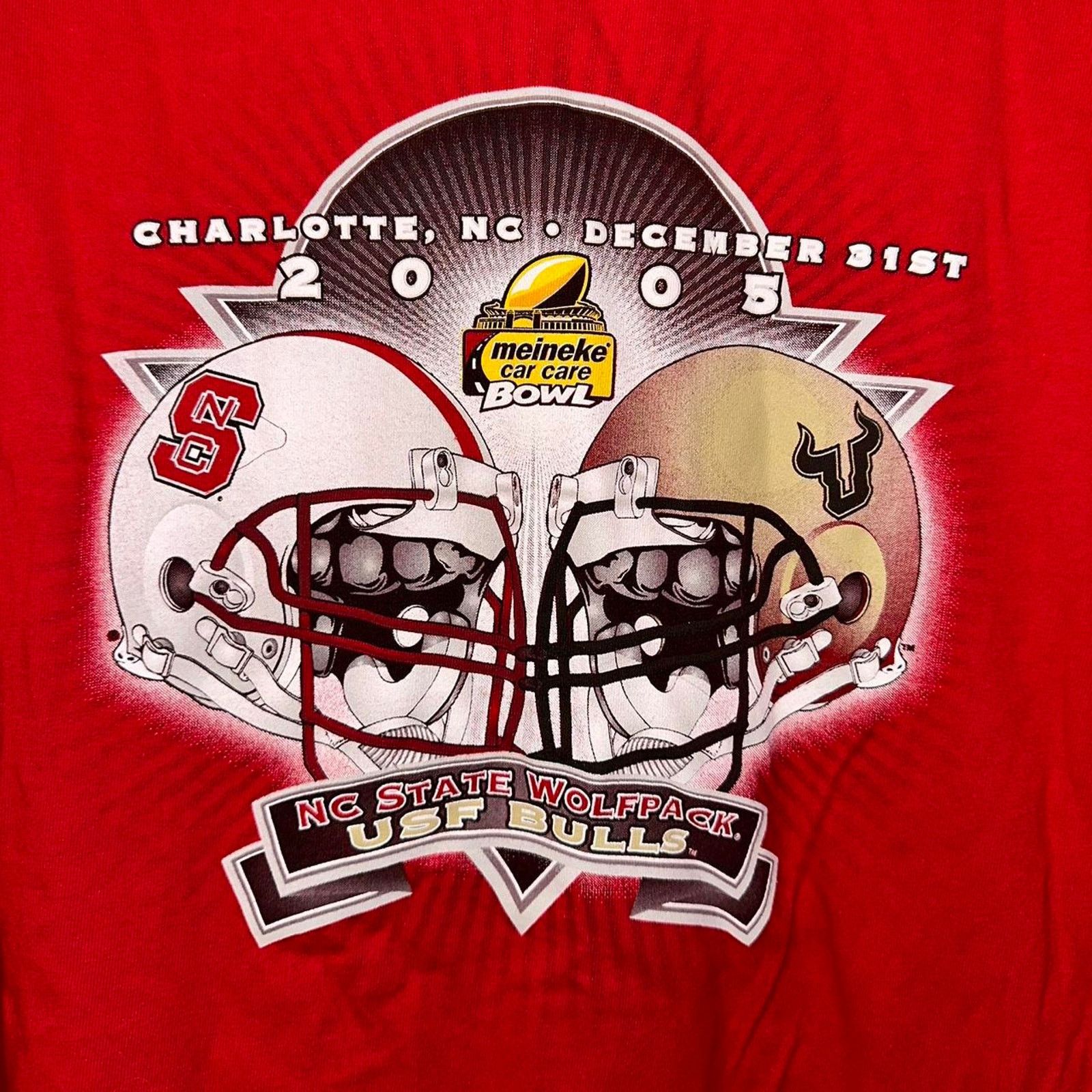 Starter Vintage Starter 2005 NC State vs USF L/S T Shirt size XL Size US XL / EU 56 / 4 - 4 Thumbnail