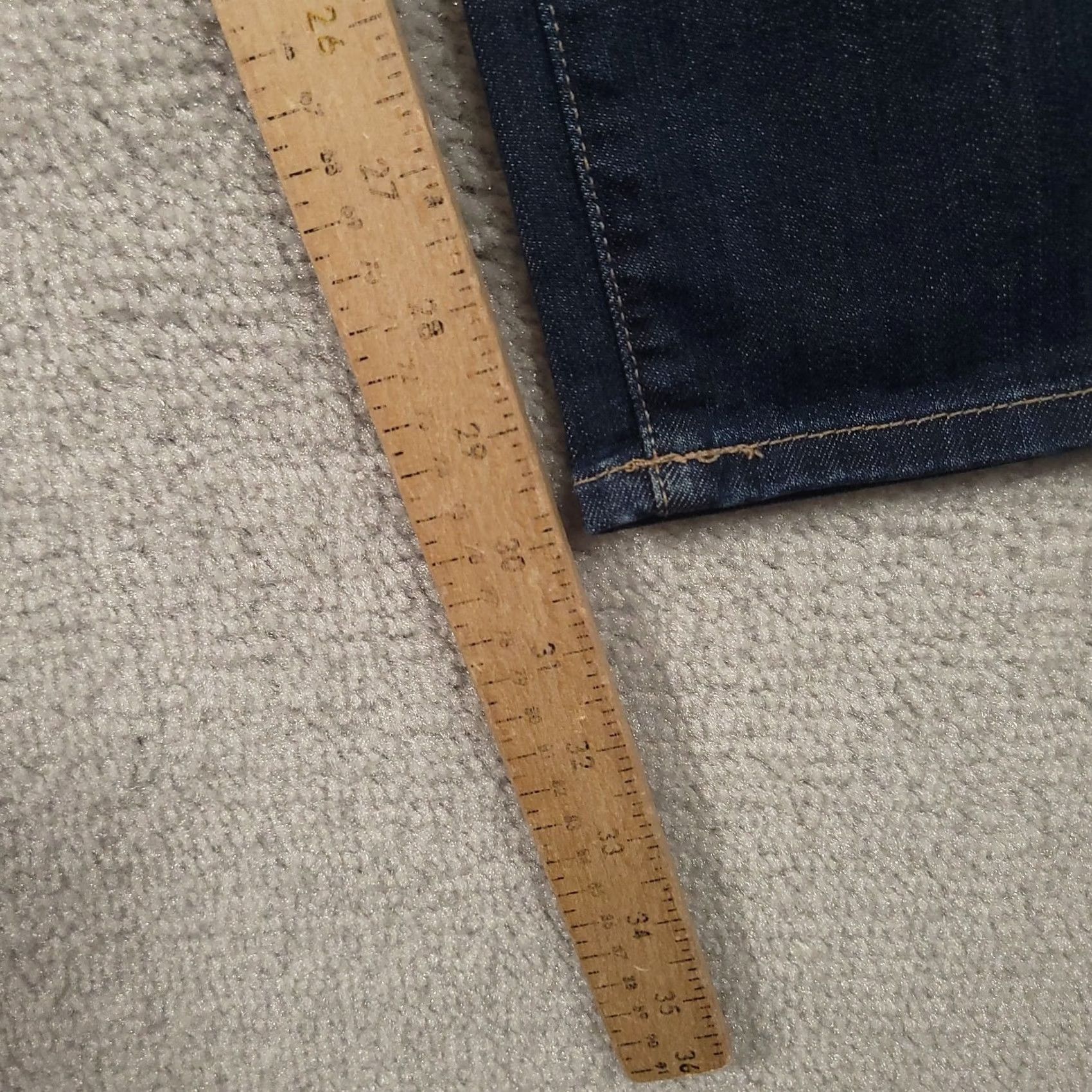 Lucky Brand Lucky Brand Cate Stacked Skinny Jeans Size 12/31 Medium Wash Denim Jeans Womens Slim Stretch 5-Pocket Inseam 30 in Blue Size 34" / US 12 / IT 48 - 6 Thumbnail